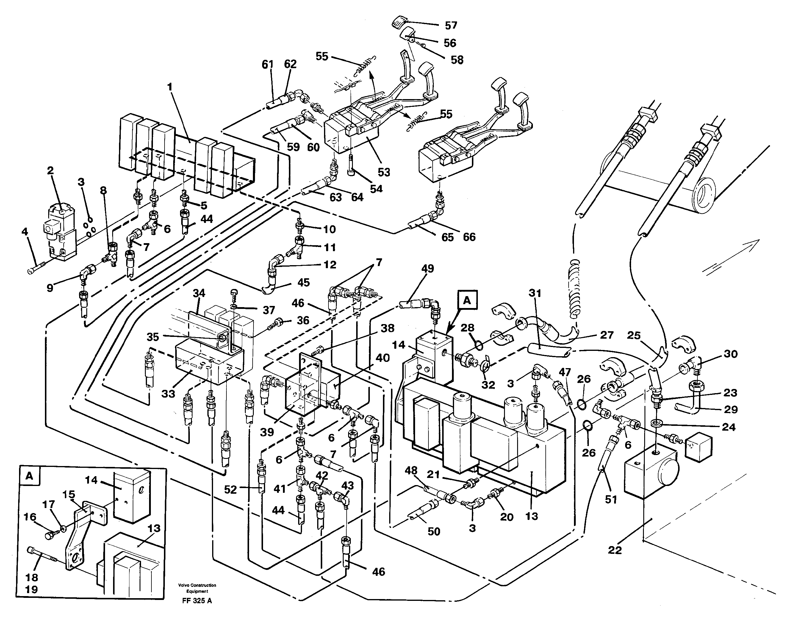 Схема запчастей Volvo EC130C - 89194 Hammer/shears, base maskin, hydraulics EC130C ?KERMAN ?KERMAN EC130C SER NO - 220