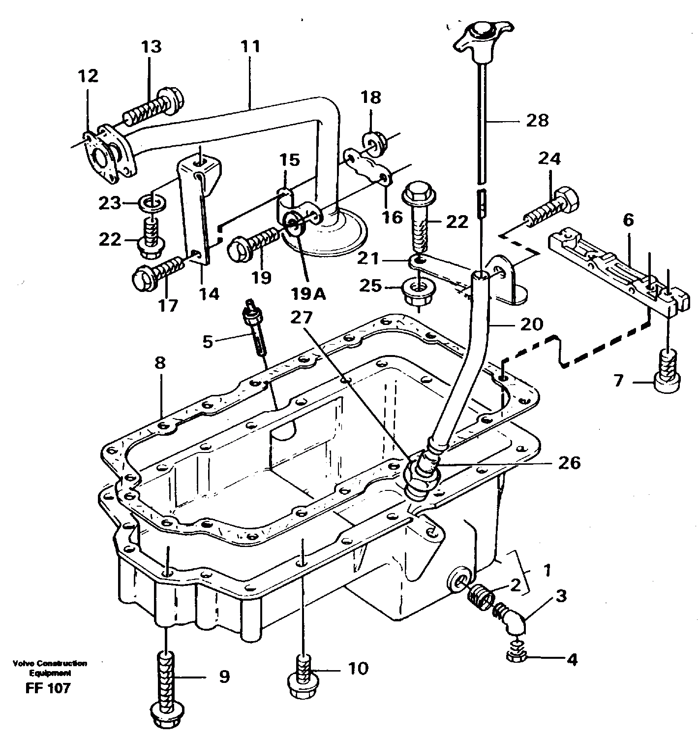 Схема запчастей Volvo EC130C - 90315 Oil sump EC130C ?KERMAN ?KERMAN EC130C SER NO - 220