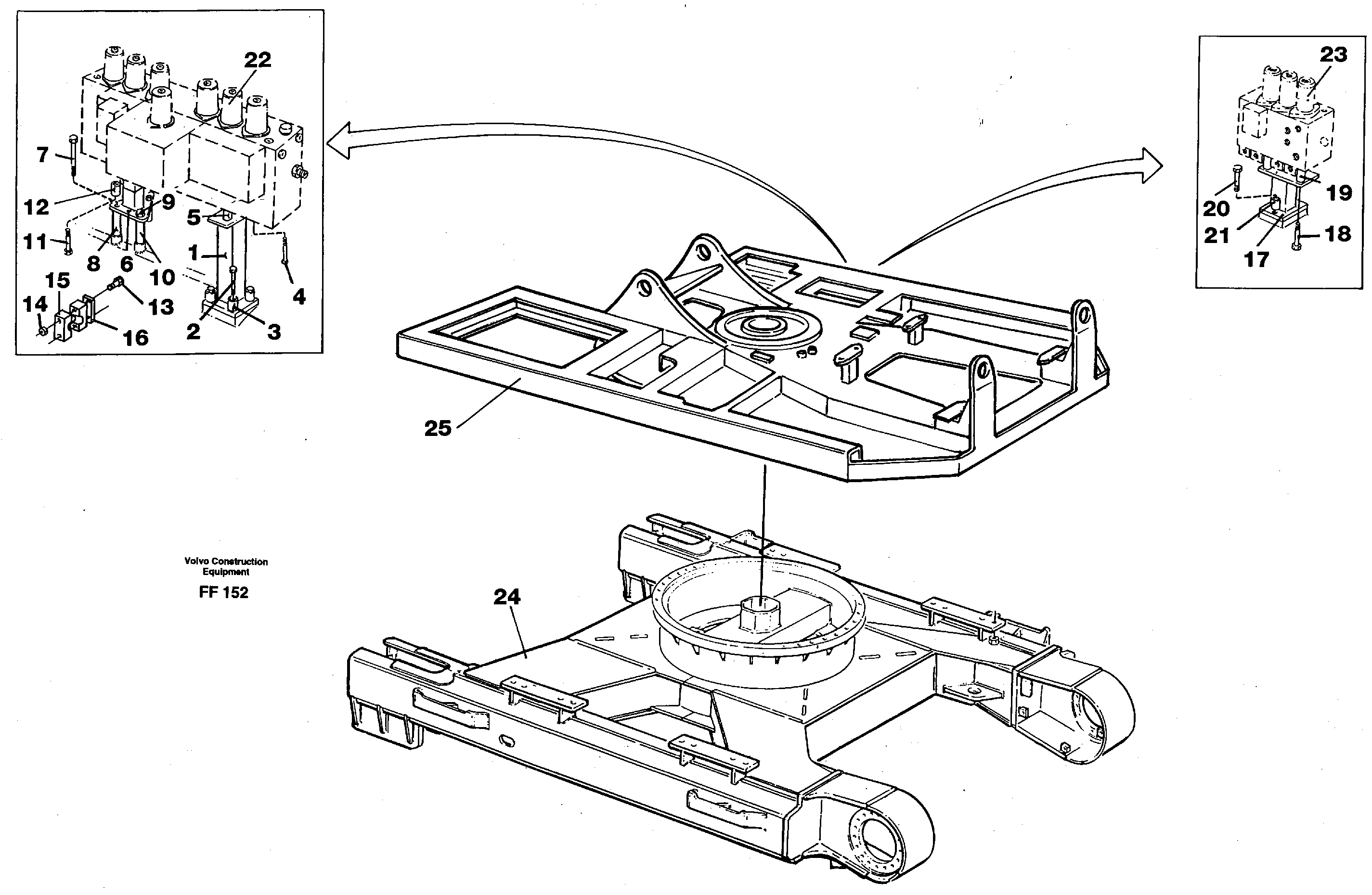 Схема запчастей Volvo EC130C - 2408 Superstructure and undercarrige EC130C ?KERMAN ?KERMAN EC130C SER NO - 220