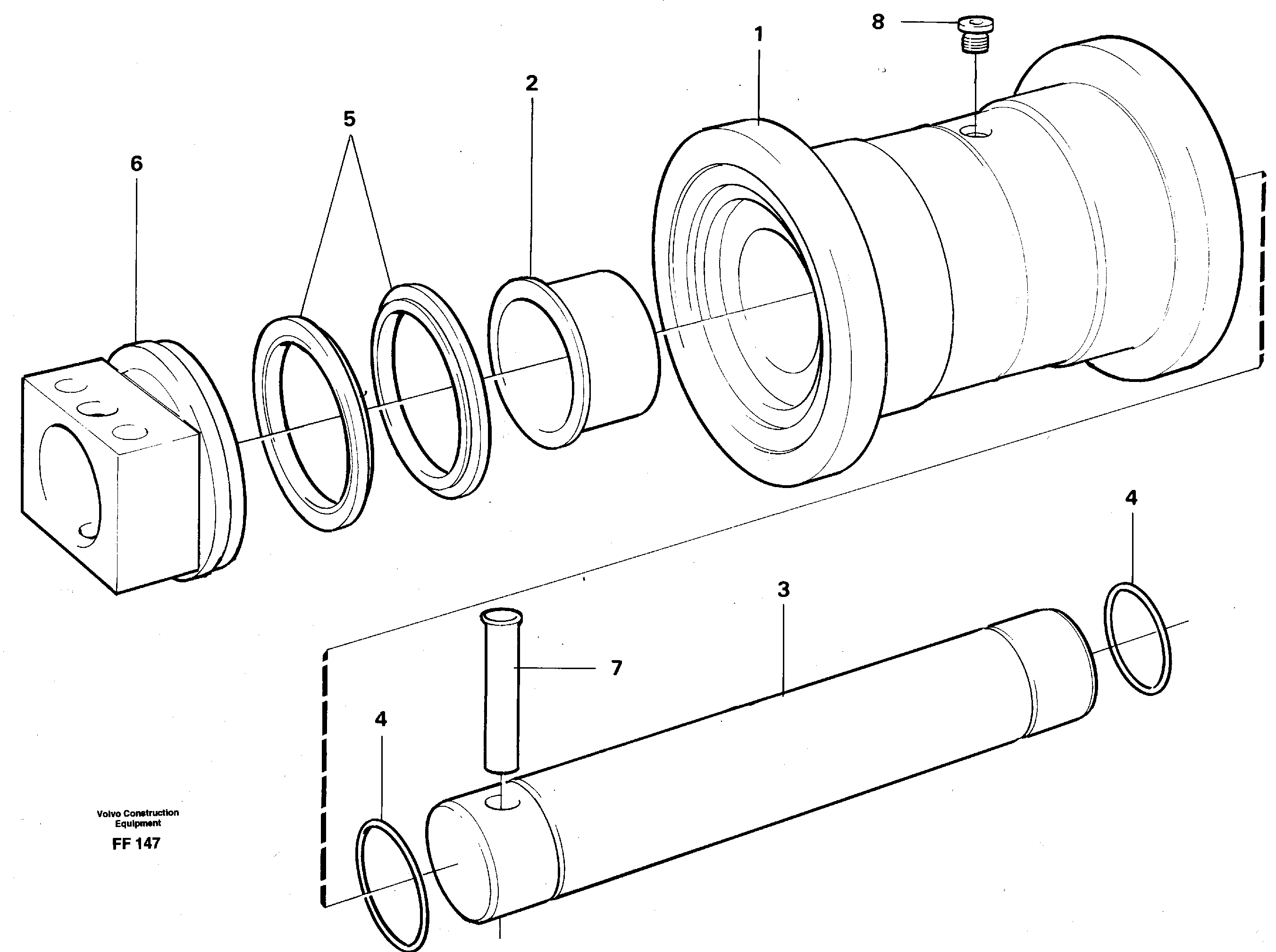 Схема запчастей Volvo EC130C - 1756 Bottom roller EC130C ?KERMAN ?KERMAN EC130C SER NO - 220