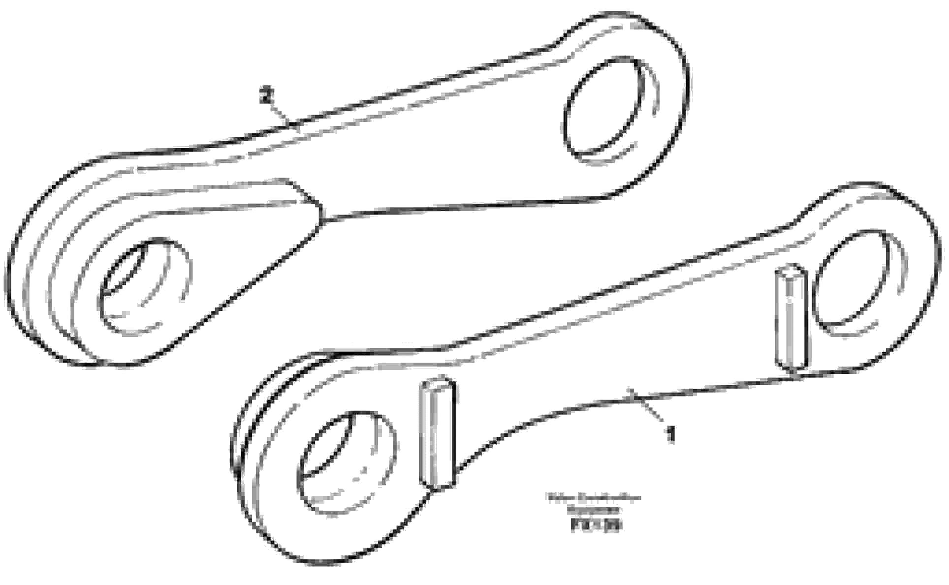 Схема запчастей Volvo EC130C - 16811 Lever EC130C SER NO 221-