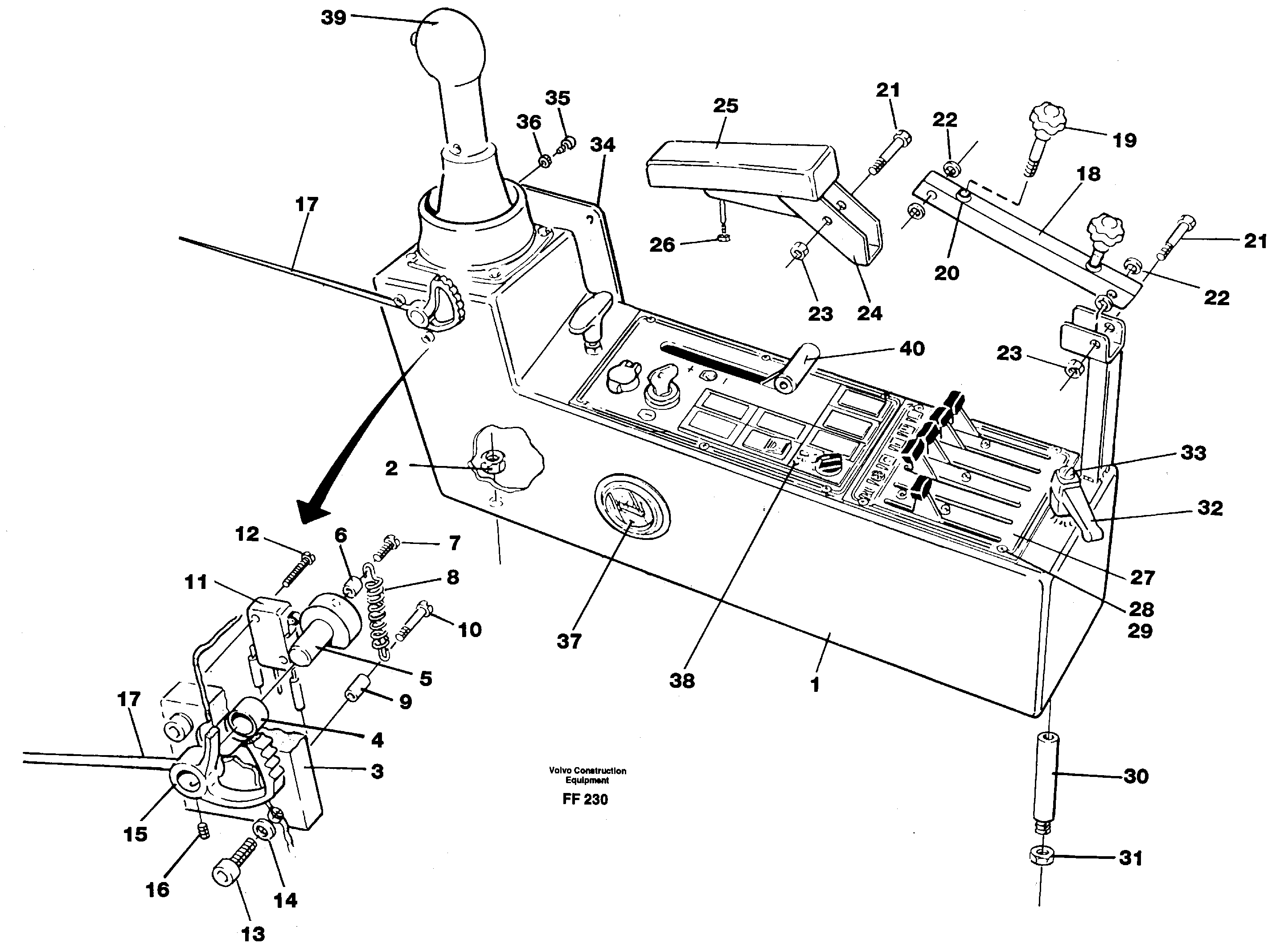 Схема запчастей Volvo EC130C - 38719 Side panel, left EC130C ?KERMAN ?KERMAN EC130C SER NO - 220