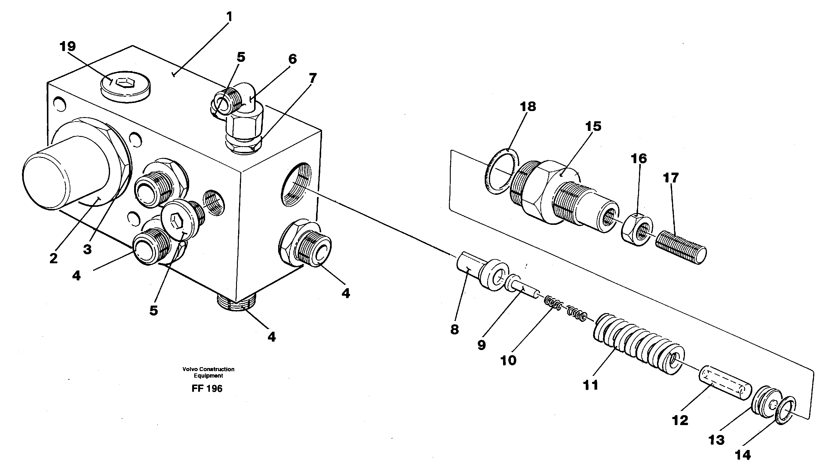 Схема запчастей Volvo EC130C - 2224 Tank connection EC130C ?KERMAN ?KERMAN EC130C SER NO - 220