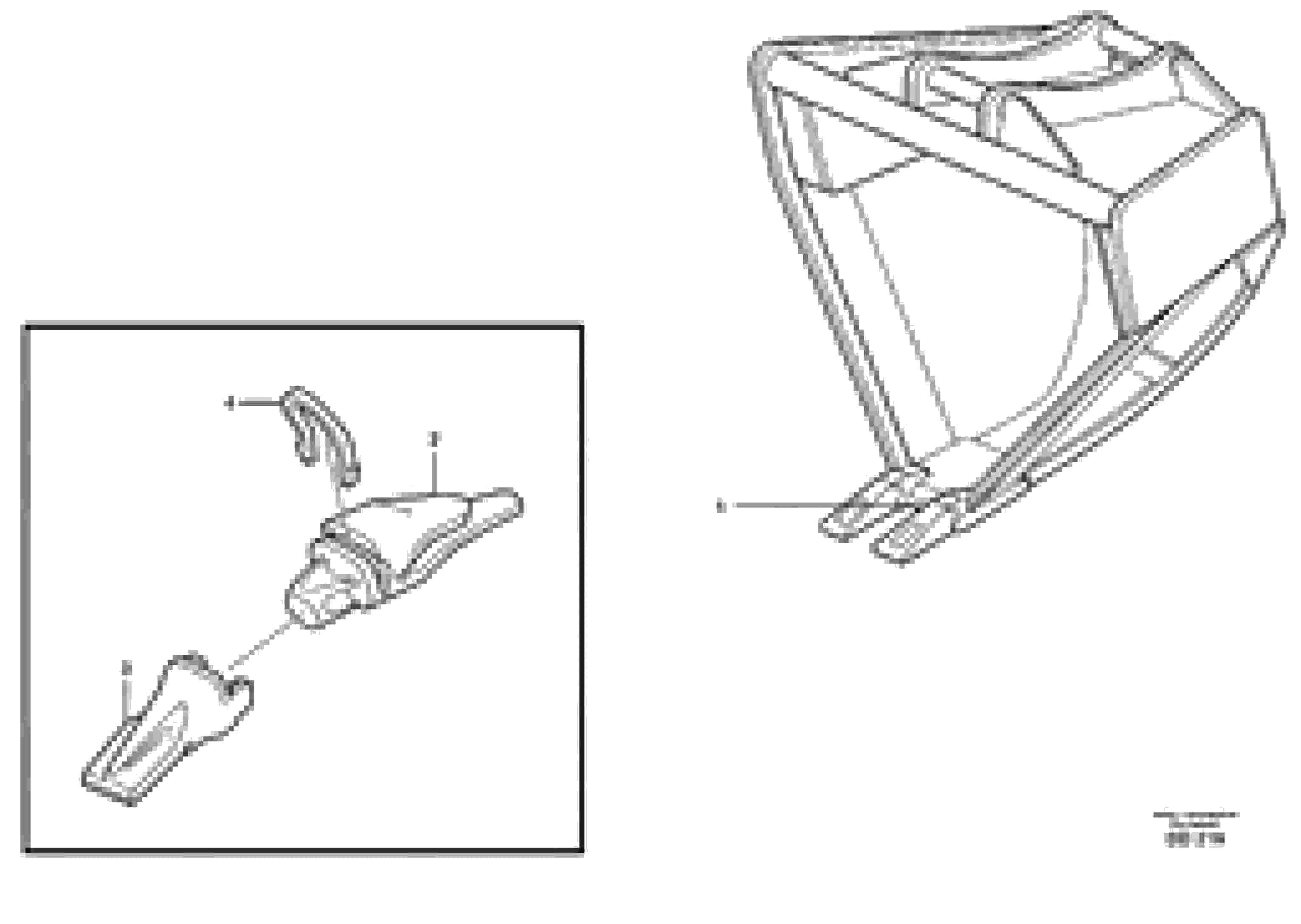 Схема запчастей Volvo EC150C - 33469 Profiled bucket ATTACHMENTS ATTACHMENTS BUCKETS