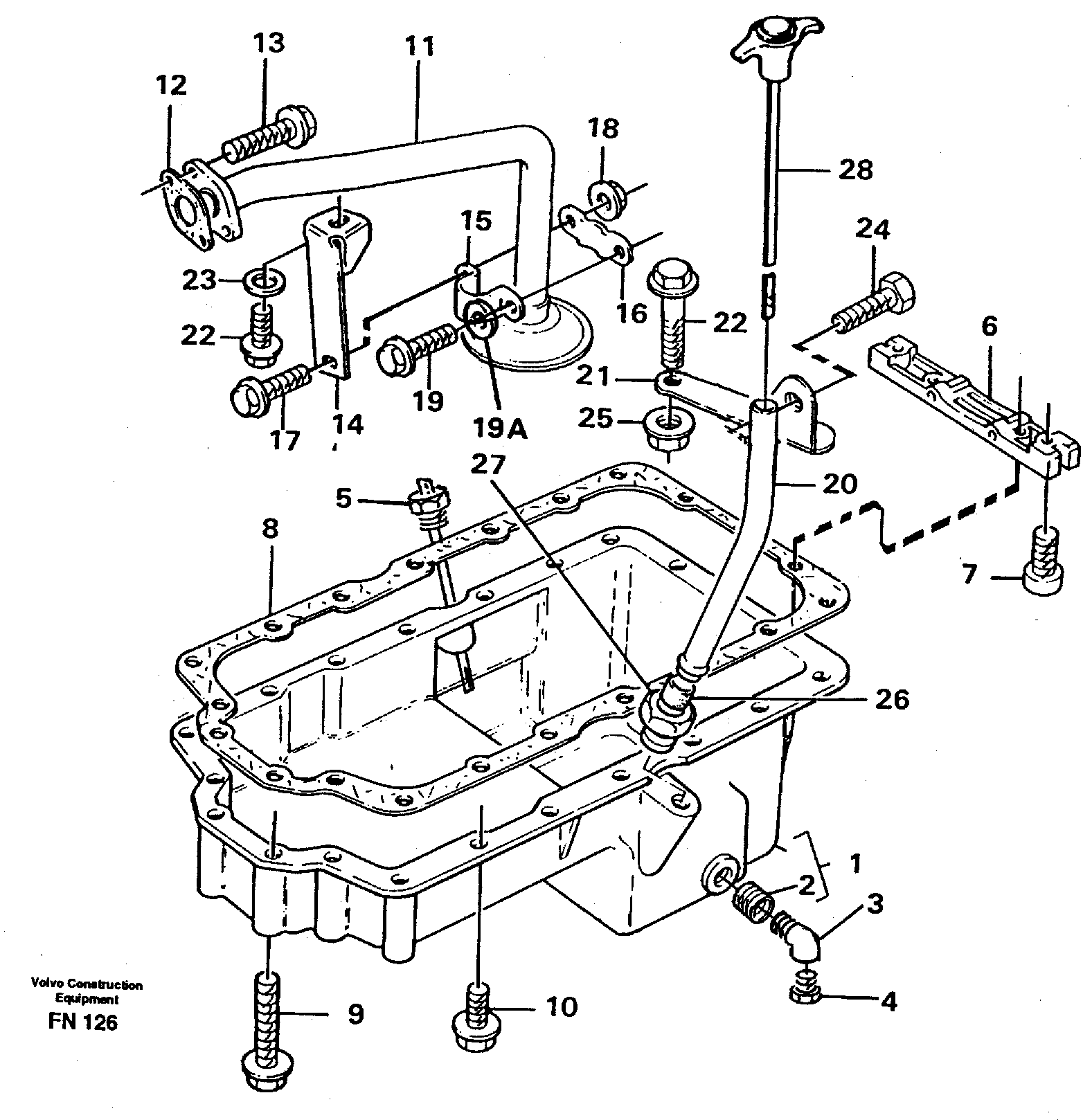 Схема запчастей Volvo EC150C - 81857 Oil sump EC150C ?KERMAN ?KERMAN EC150C SER NO - 253