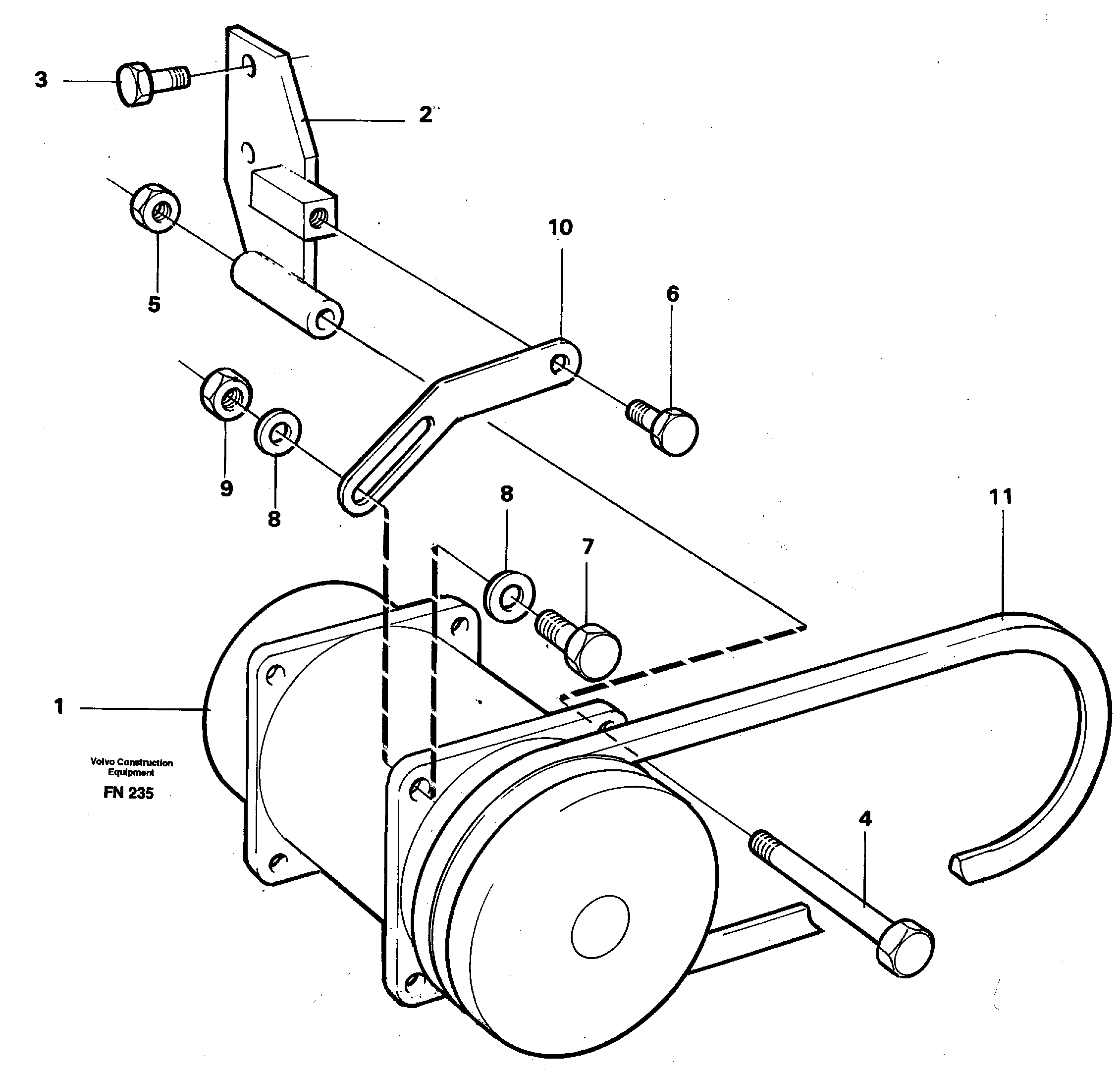 Схема запчастей Volvo EC150C - 6630 Compressor with fitting parts Cooling agent R134 A EC150C ?KERMAN ?KERMAN EC150C SER NO - 253