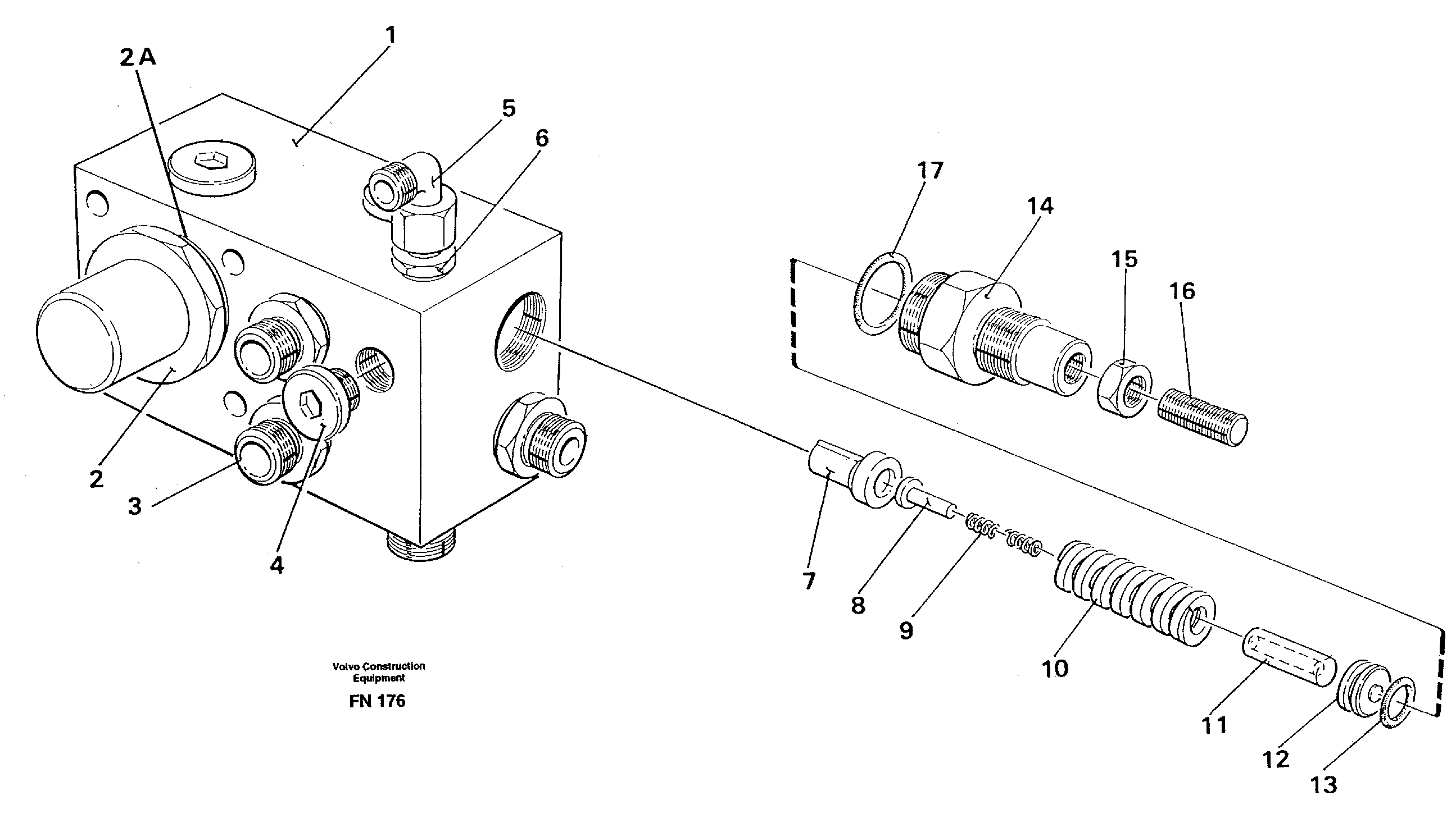 Схема запчастей Volvo EC150C - 8560 Tank connection EC150C ?KERMAN ?KERMAN EC150C SER NO - 253