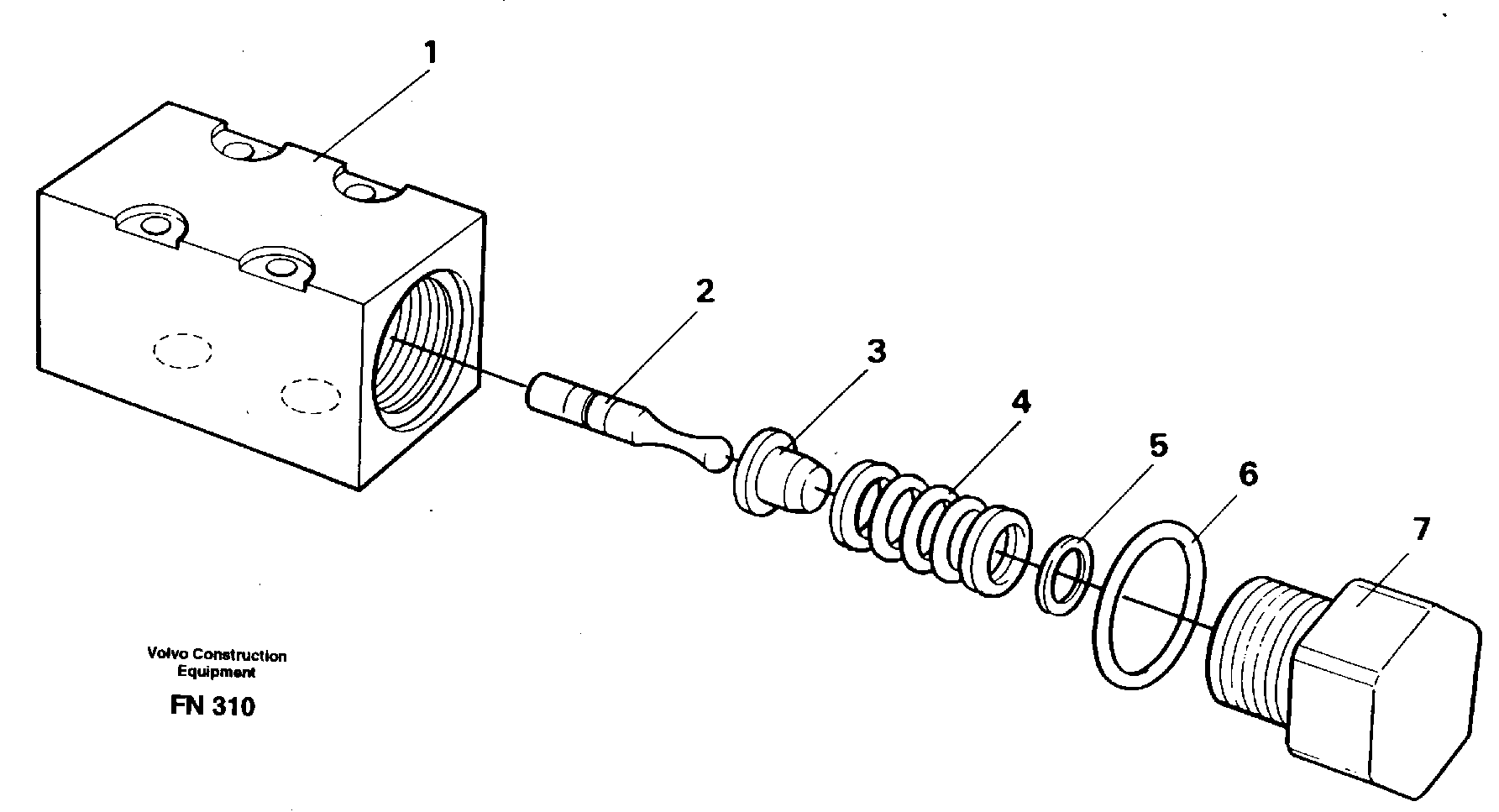 Схема запчастей Volvo EC150C - 26883 Pressure limiting valve EC150C ?KERMAN ?KERMAN EC150C SER NO - 253