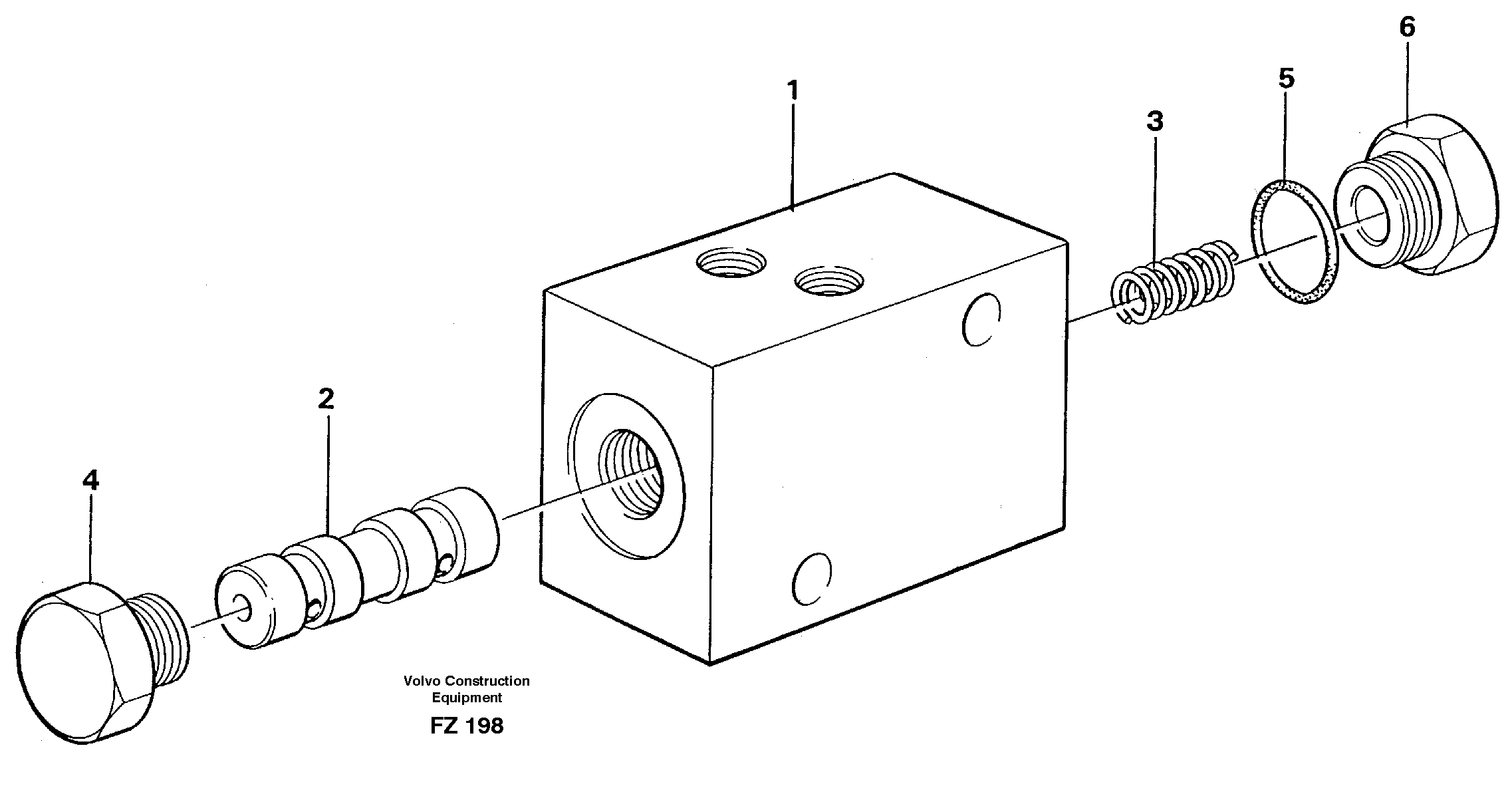 Схема запчастей Volvo EC150C - 26881 Servo hydraulic system EC150C SER NO 254-