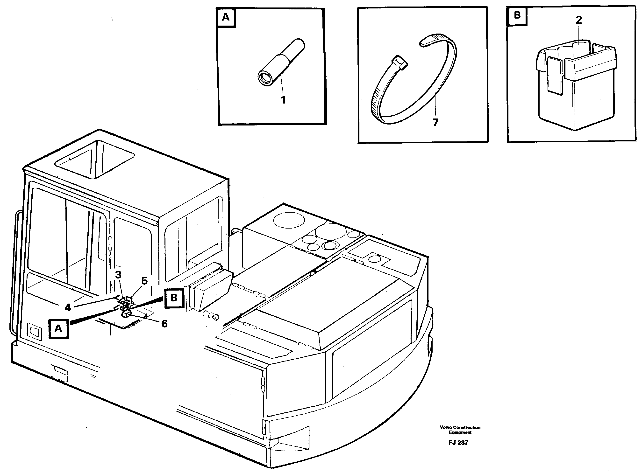 Схема запчастей Volvo EC200 - 14516 Electric installation for hydraulic hammer EC200 ?KERMAN ?KERMAN EC200