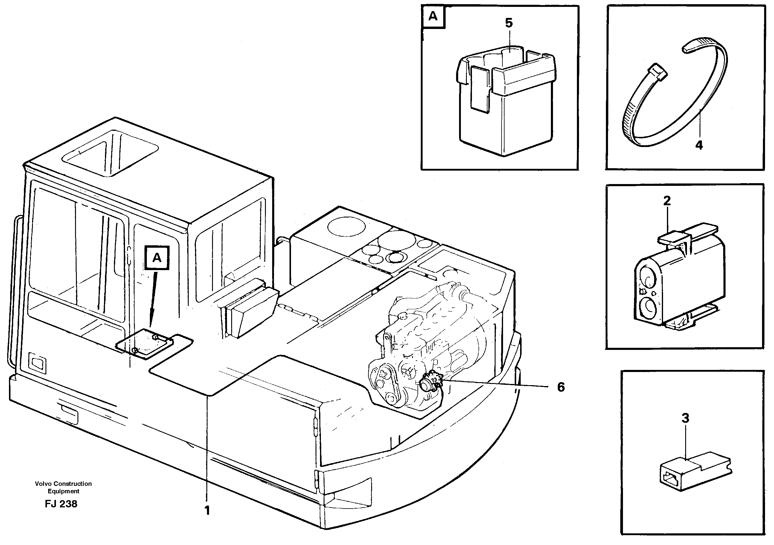Схема запчастей Volvo EC200 - 44278 Electric installation for Compressor EC200 ?KERMAN ?KERMAN EC200