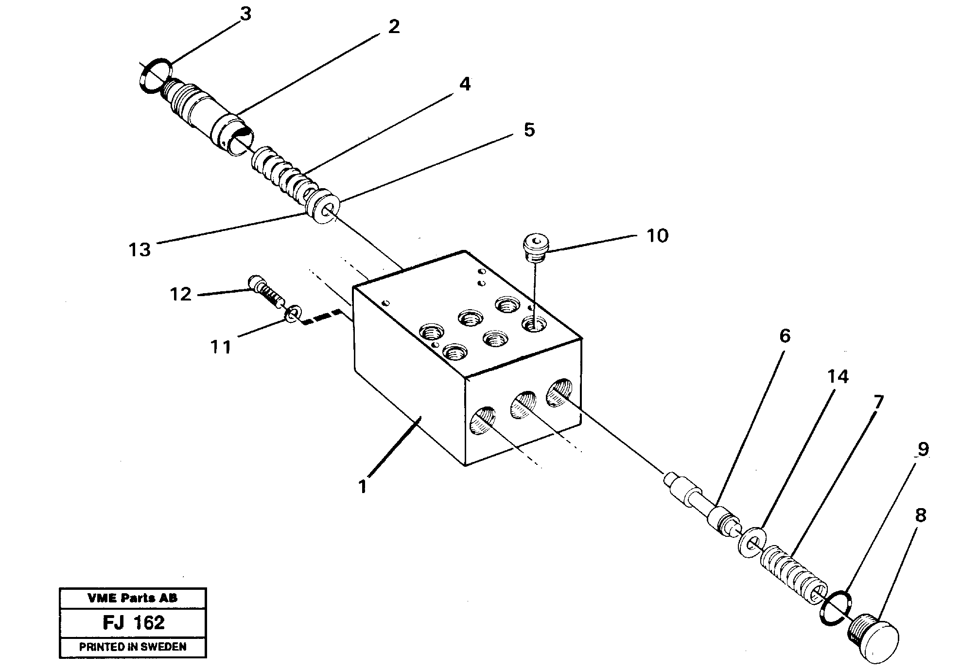 Схема запчастей Volvo EC200 - 36213 Pedal valve EC200 ?KERMAN ?KERMAN EC200