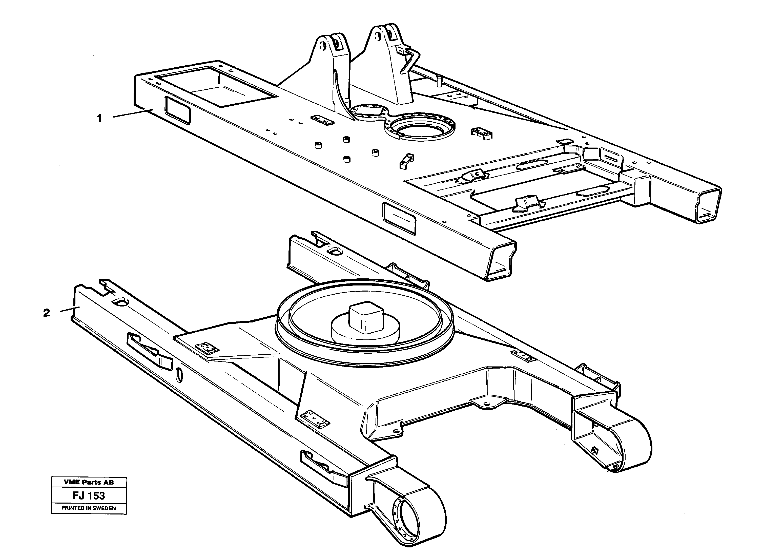 Схема запчастей Volvo EC200 - 18014 Frame EC200 ?KERMAN ?KERMAN EC200