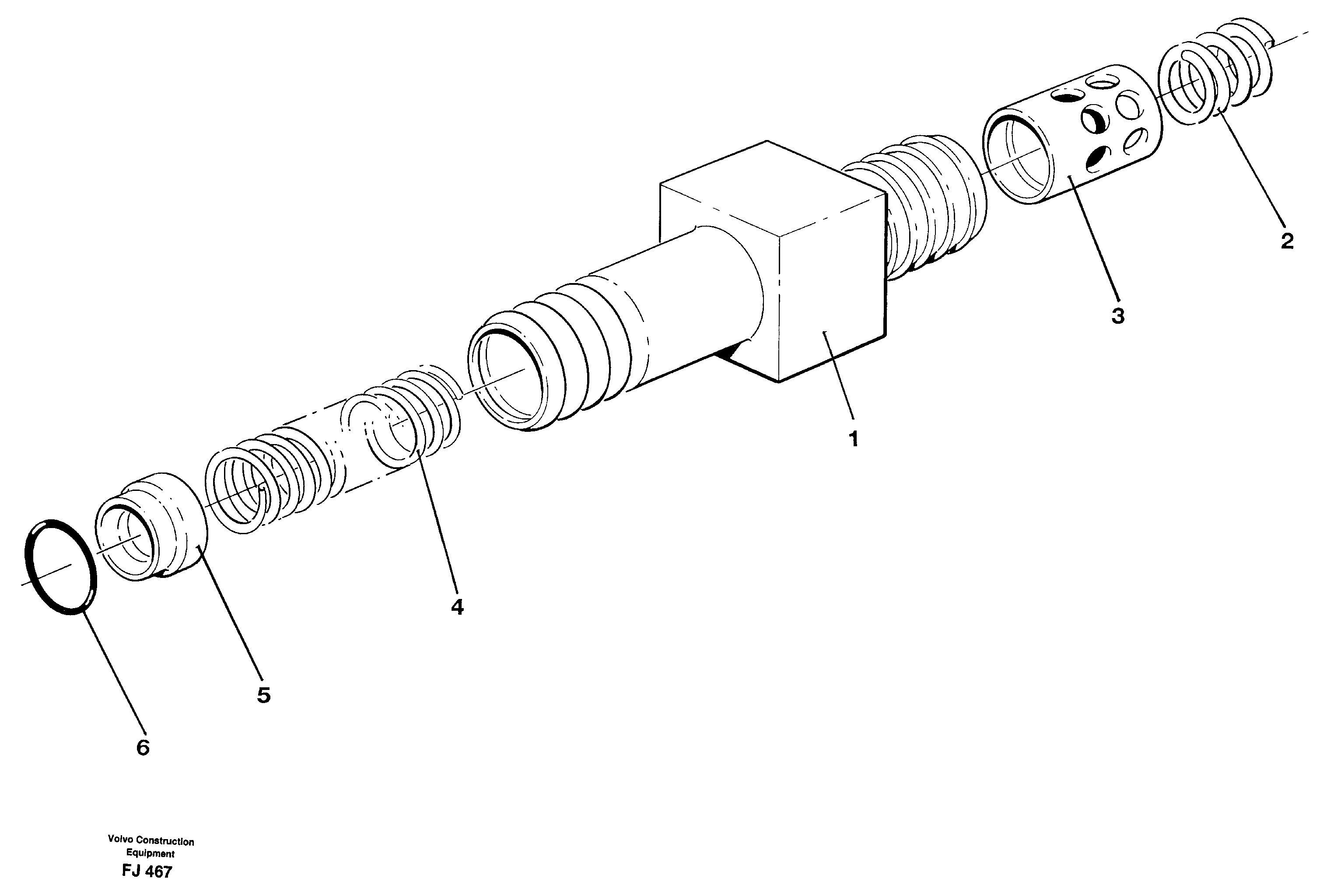 Схема запчастей Volvo EC200 - 23735 Thermostatic valve EC200 ?KERMAN ?KERMAN EC200