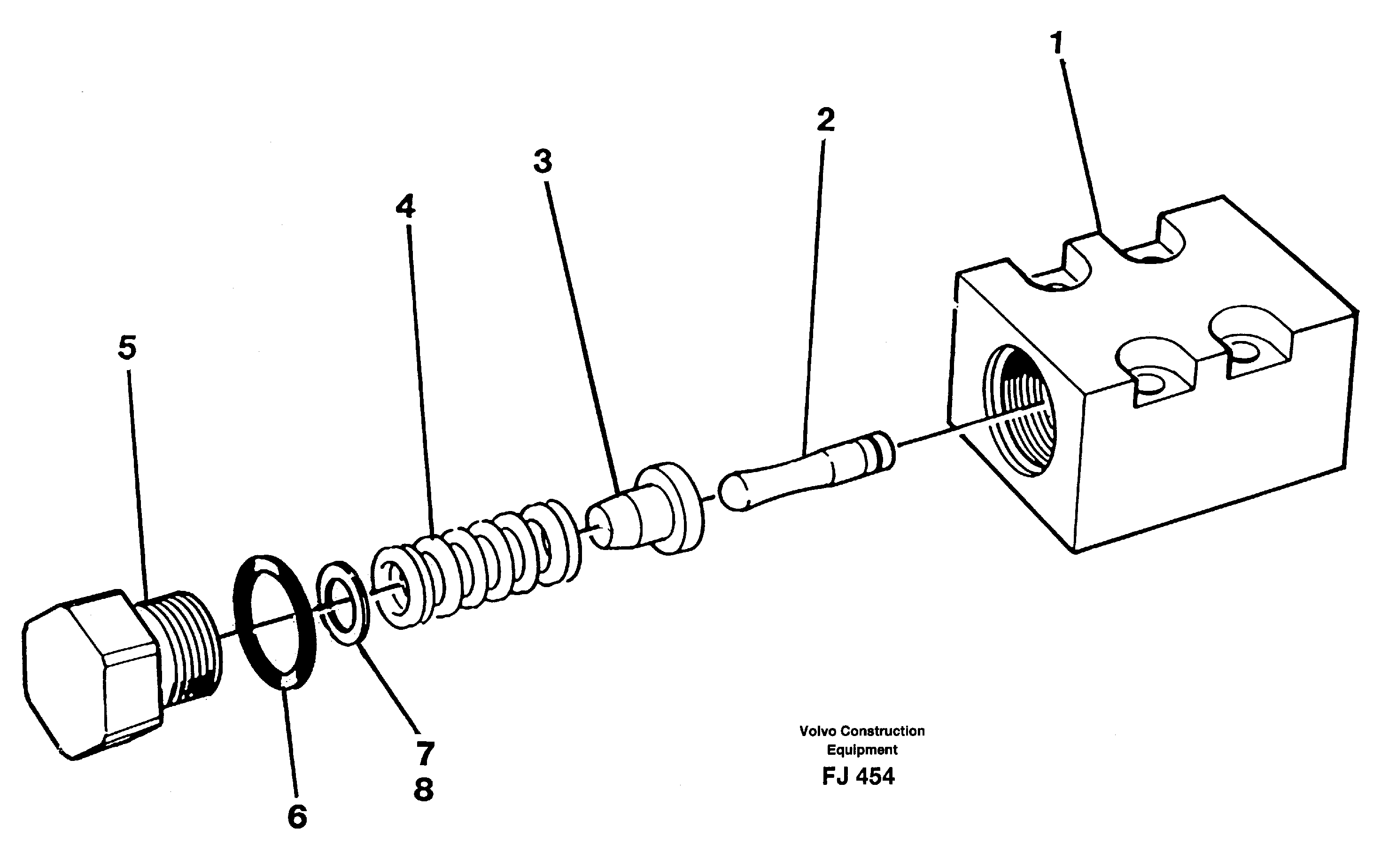 Схема запчастей Volvo EC200 - 13867 Pressure lim. valve EC200 ?KERMAN ?KERMAN EC200