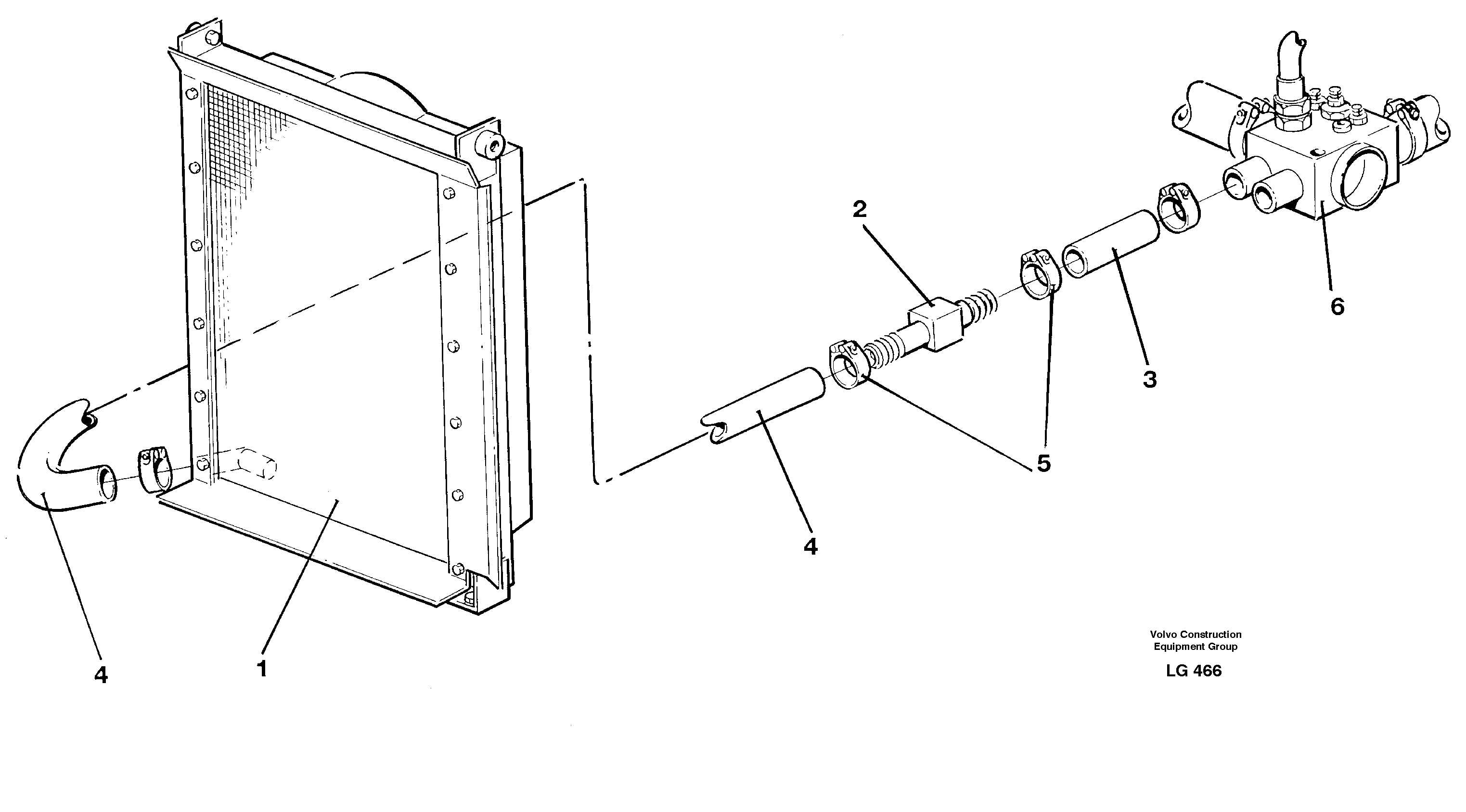 Схема запчастей Volvo EC200 - 28650 Thermostat kit EC200 SER NO 2760-