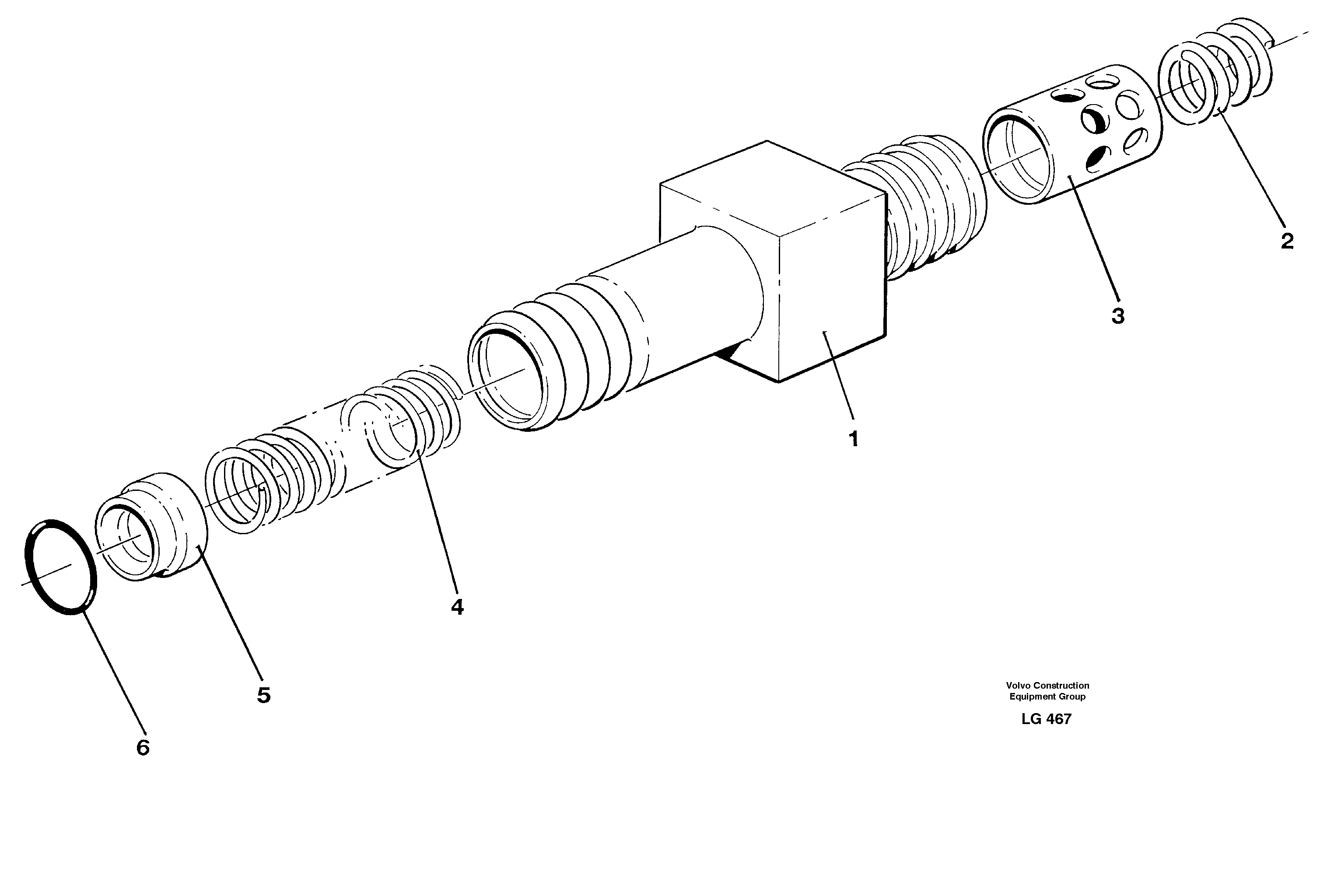 Схема запчастей Volvo EC200 - 29208 Thermostatic valve EC200 SER NO 2760-