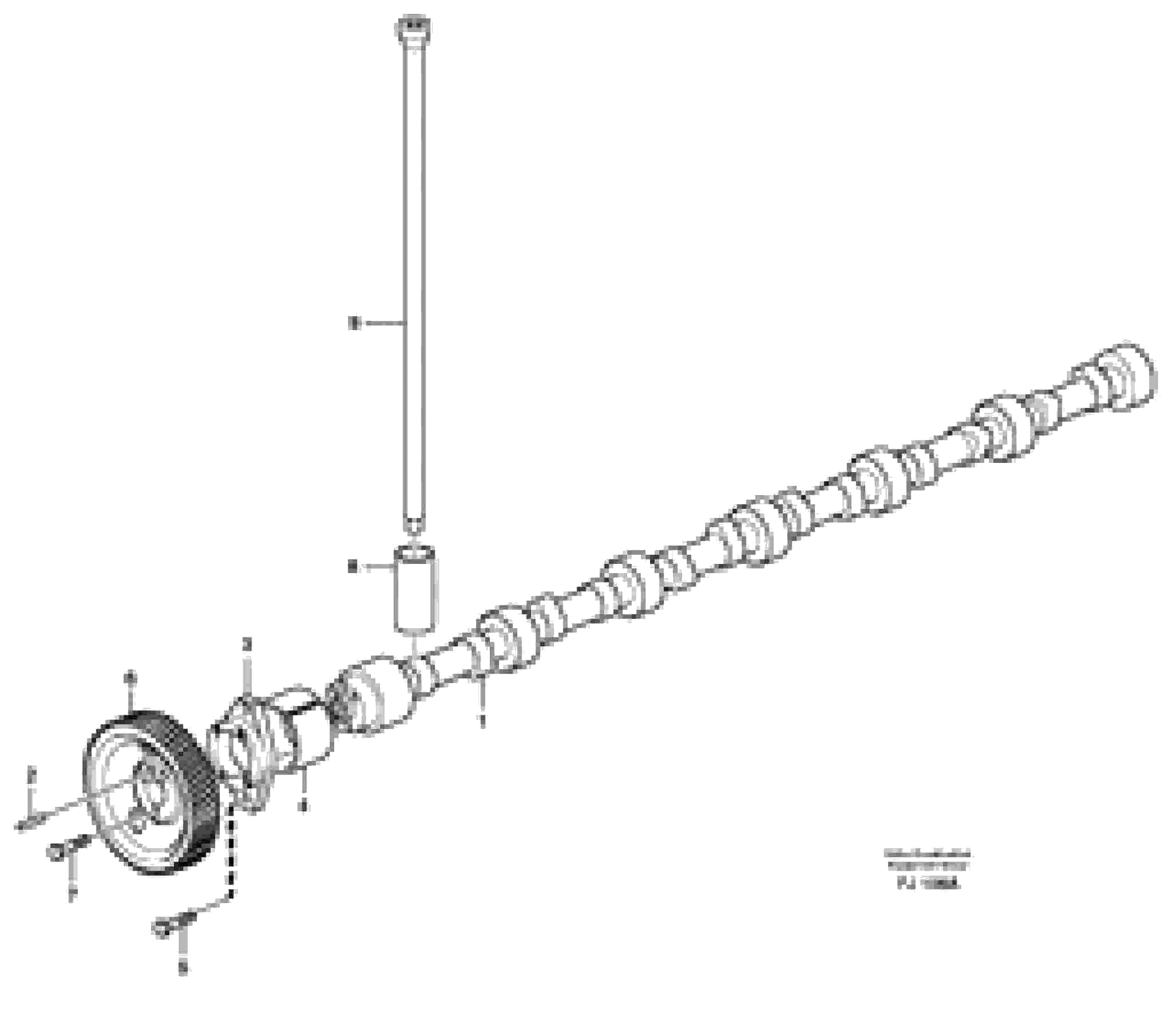 Схема запчастей Volvo EC200 - 61838 Распредвал EC200 ?KERMAN ?KERMAN EC200