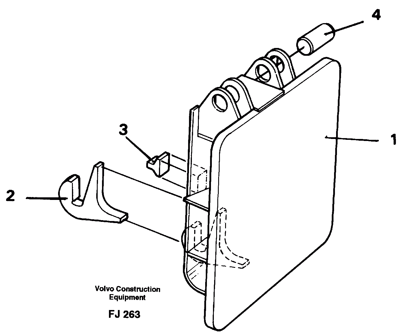 Схема запчастей Volvo EC200 - 39062 Hammer plate EC200 ?KERMAN ?KERMAN EC200