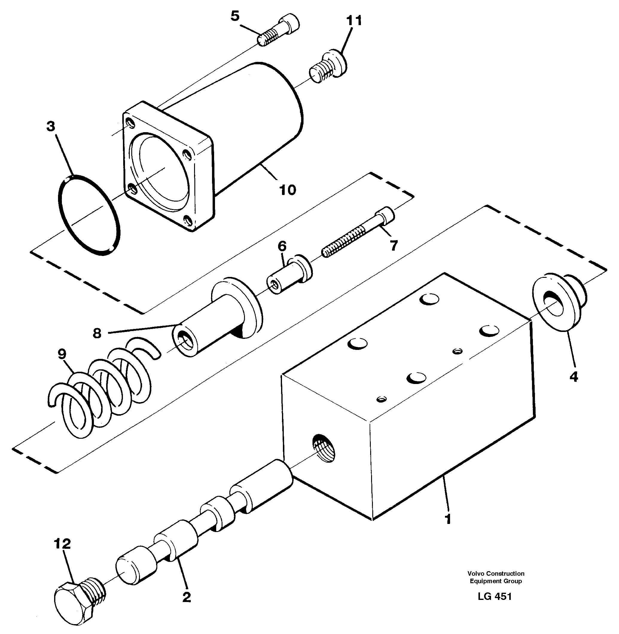 Схема запчастей Volvo EC200 - 106867 Float position valve EC200 SER NO 2760-