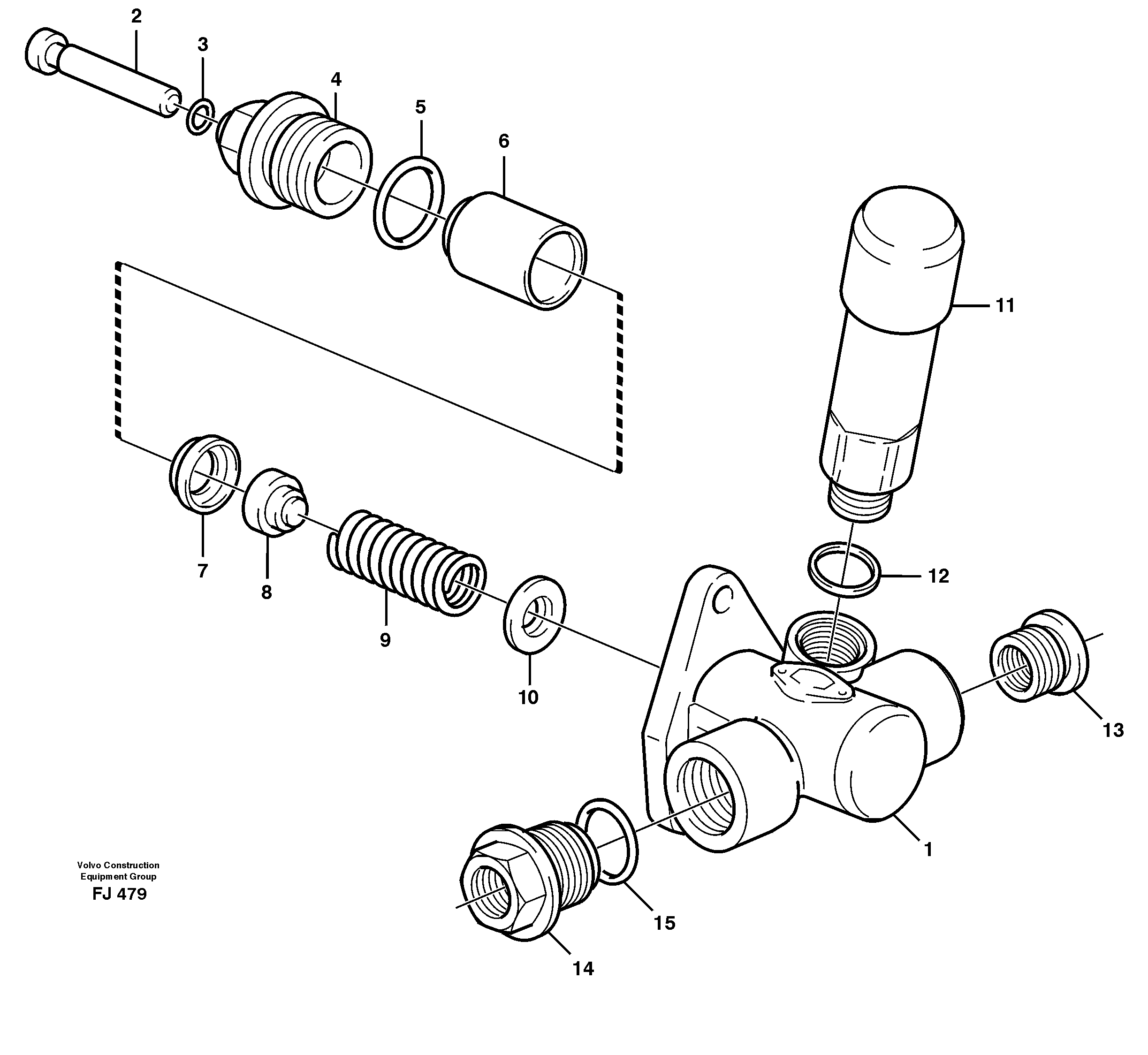 Схема запчастей Volvo EC200 - 93503 Feed pump EC200 ?KERMAN ?KERMAN EC200