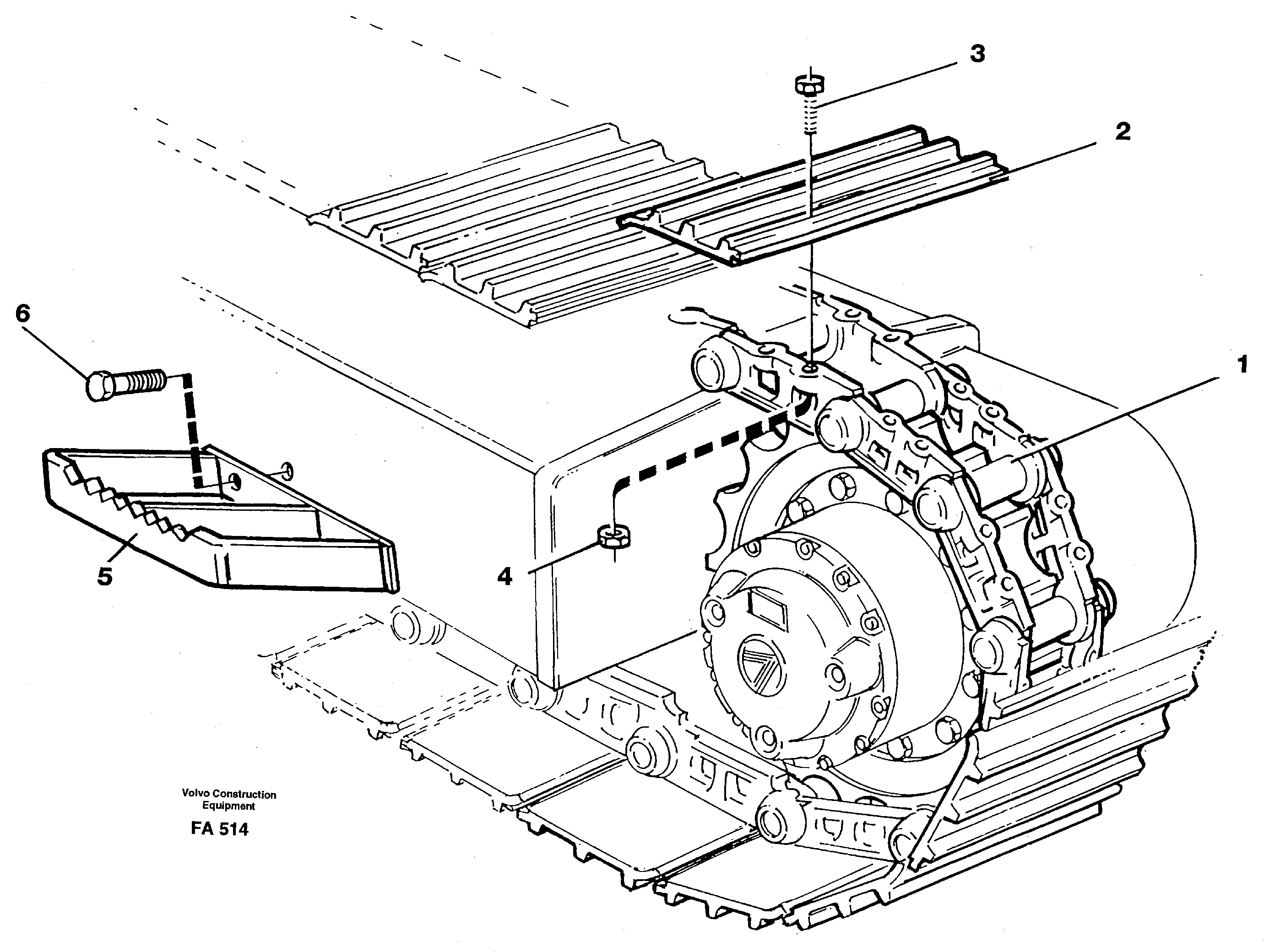 Схема запчастей Volvo EC230B - 22444 Crawler track EC230B ?KERMAN ?KERMAN EC230B