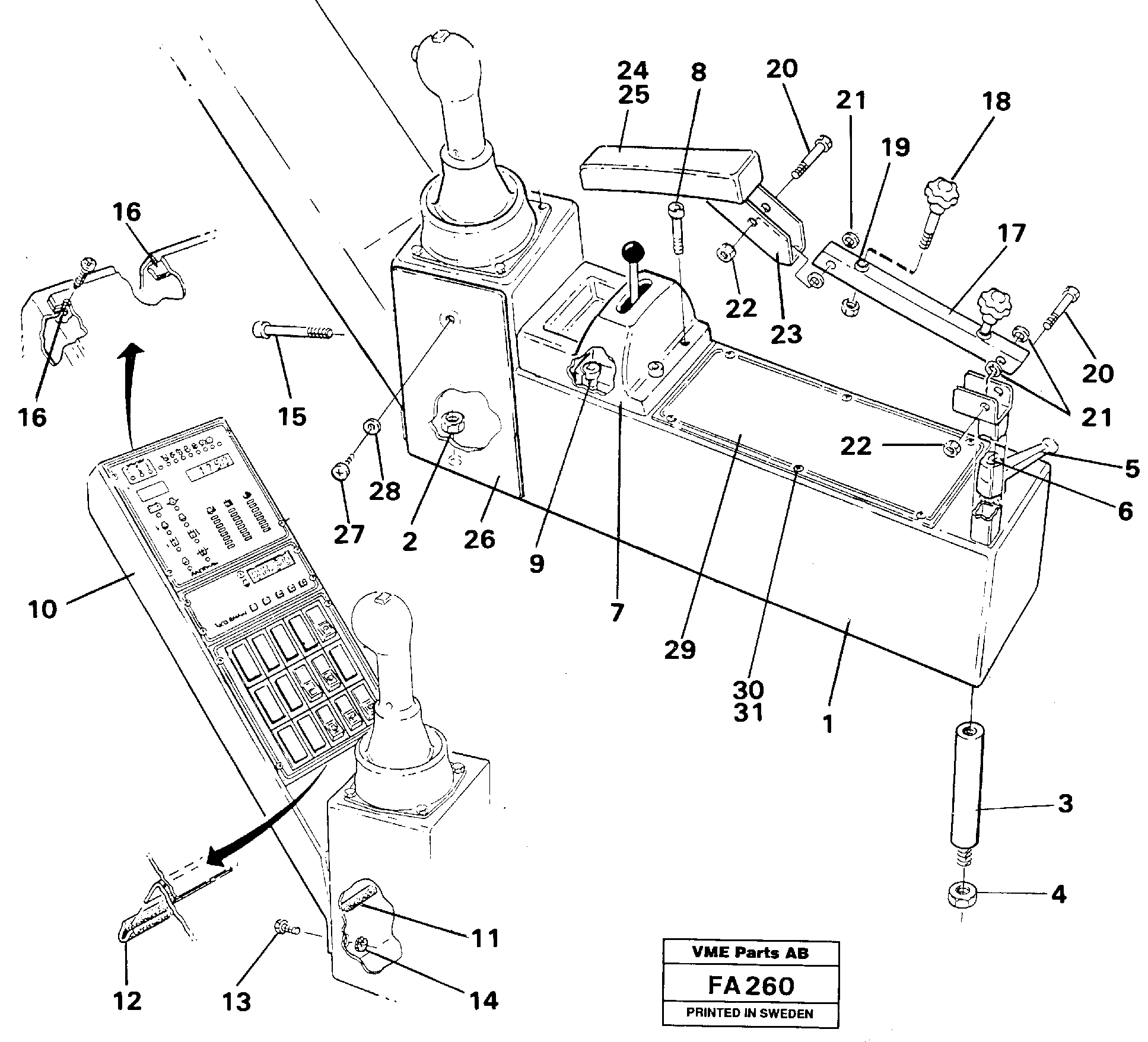 Схема запчастей Volvo EC230B - 32354 Side panel, Rh EC230B ?KERMAN ?KERMAN EC230B