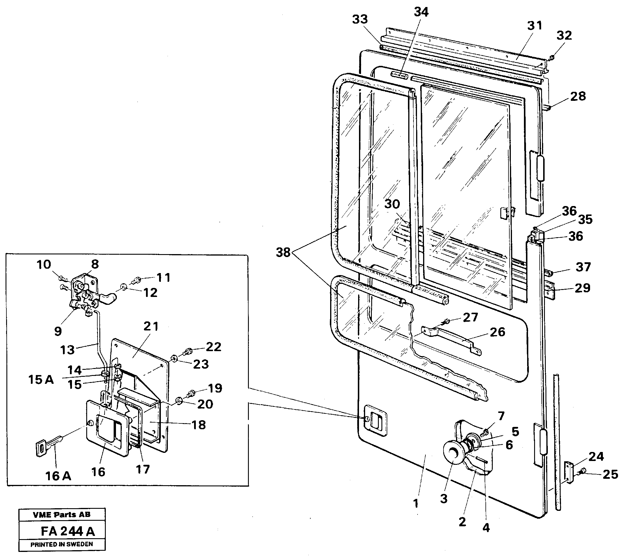 Схема запчастей Volvo EC230B - 27334 Door EC230B ?KERMAN ?KERMAN EC230B