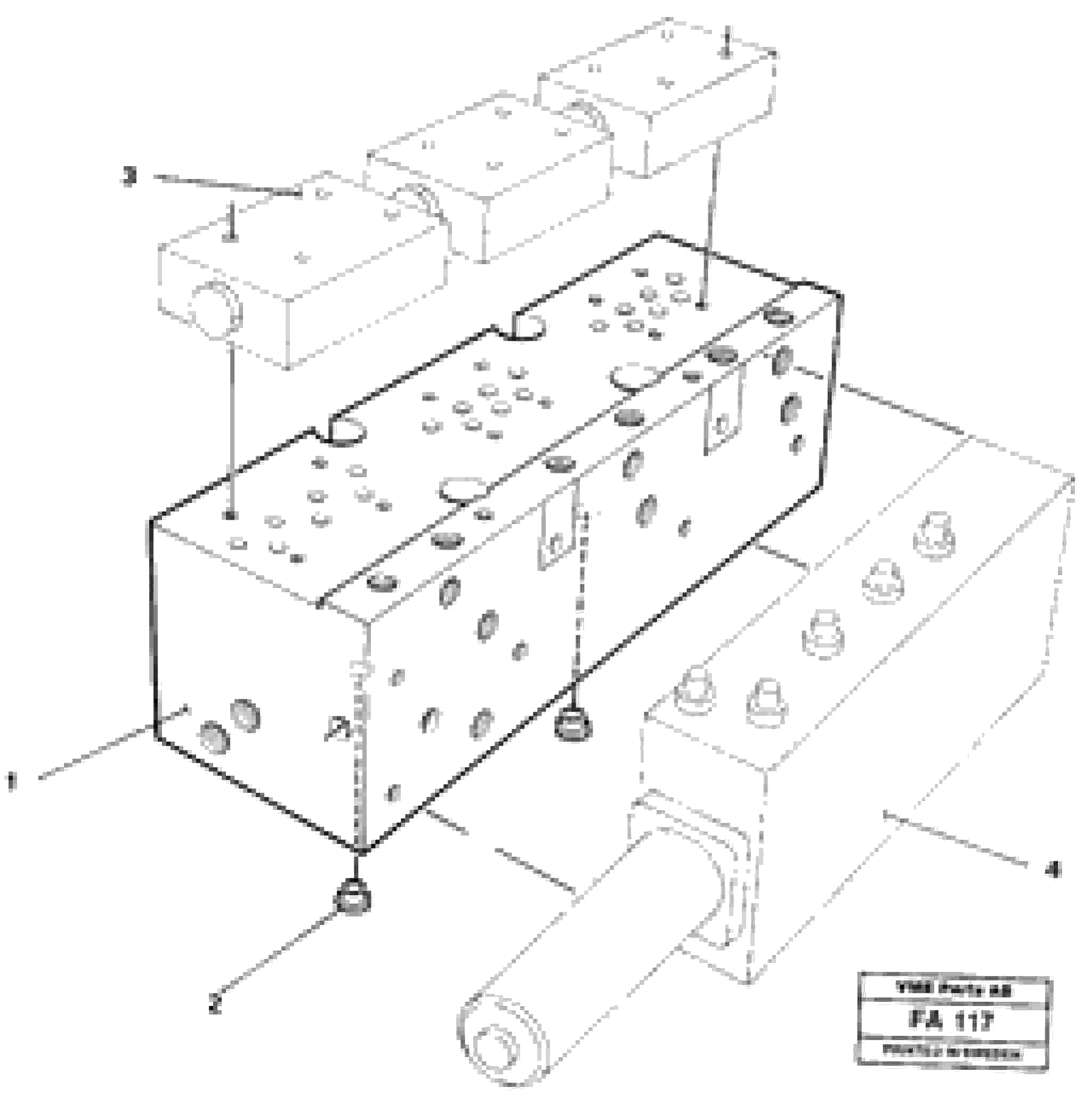 Схема запчастей Volvo EC230B - 27518 Mounting plate EC230B ?KERMAN ?KERMAN EC230B