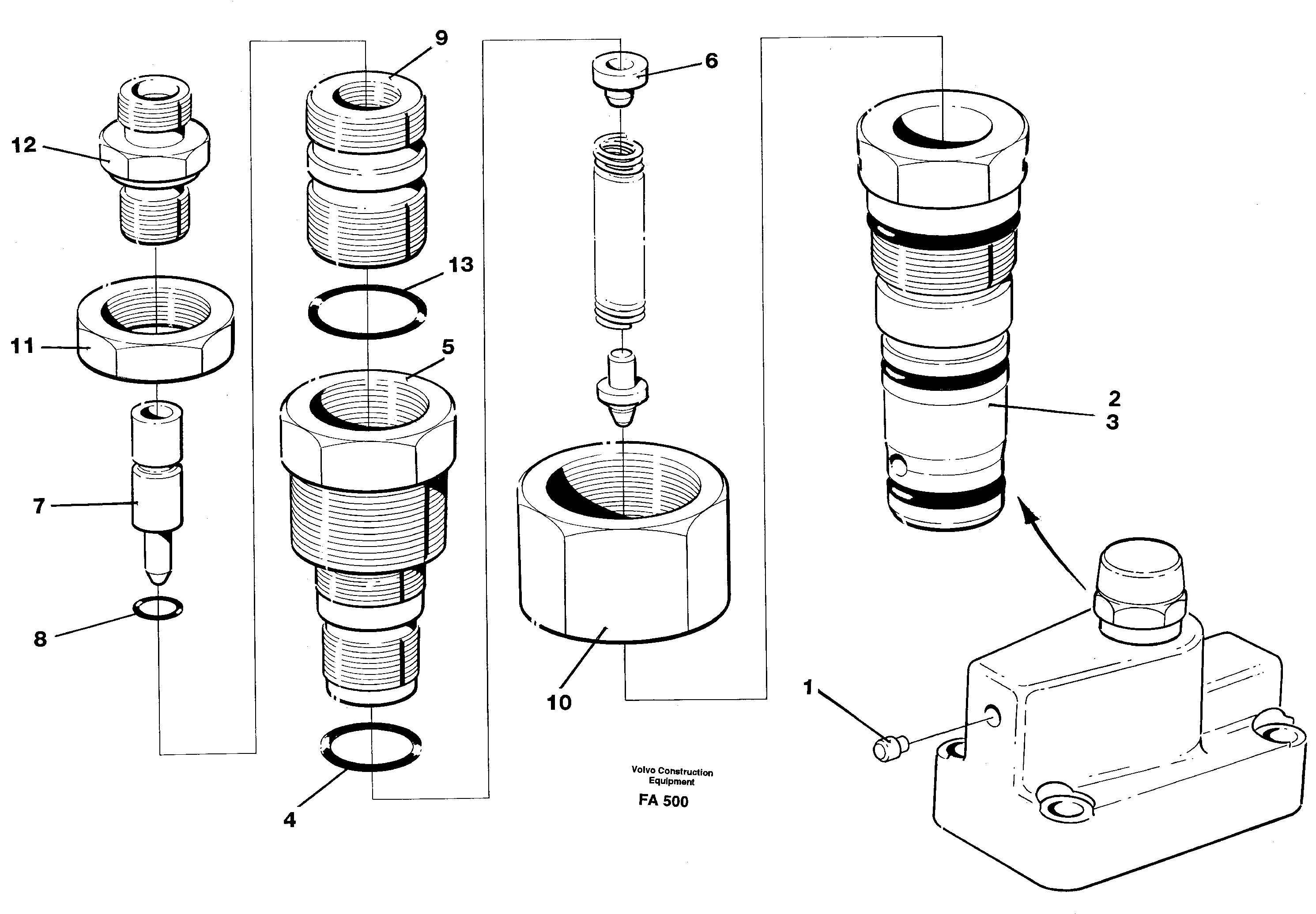 Схема запчастей Volvo EC230B - 34655 Pressure lim. valve EC230B ?KERMAN ?KERMAN EC230B