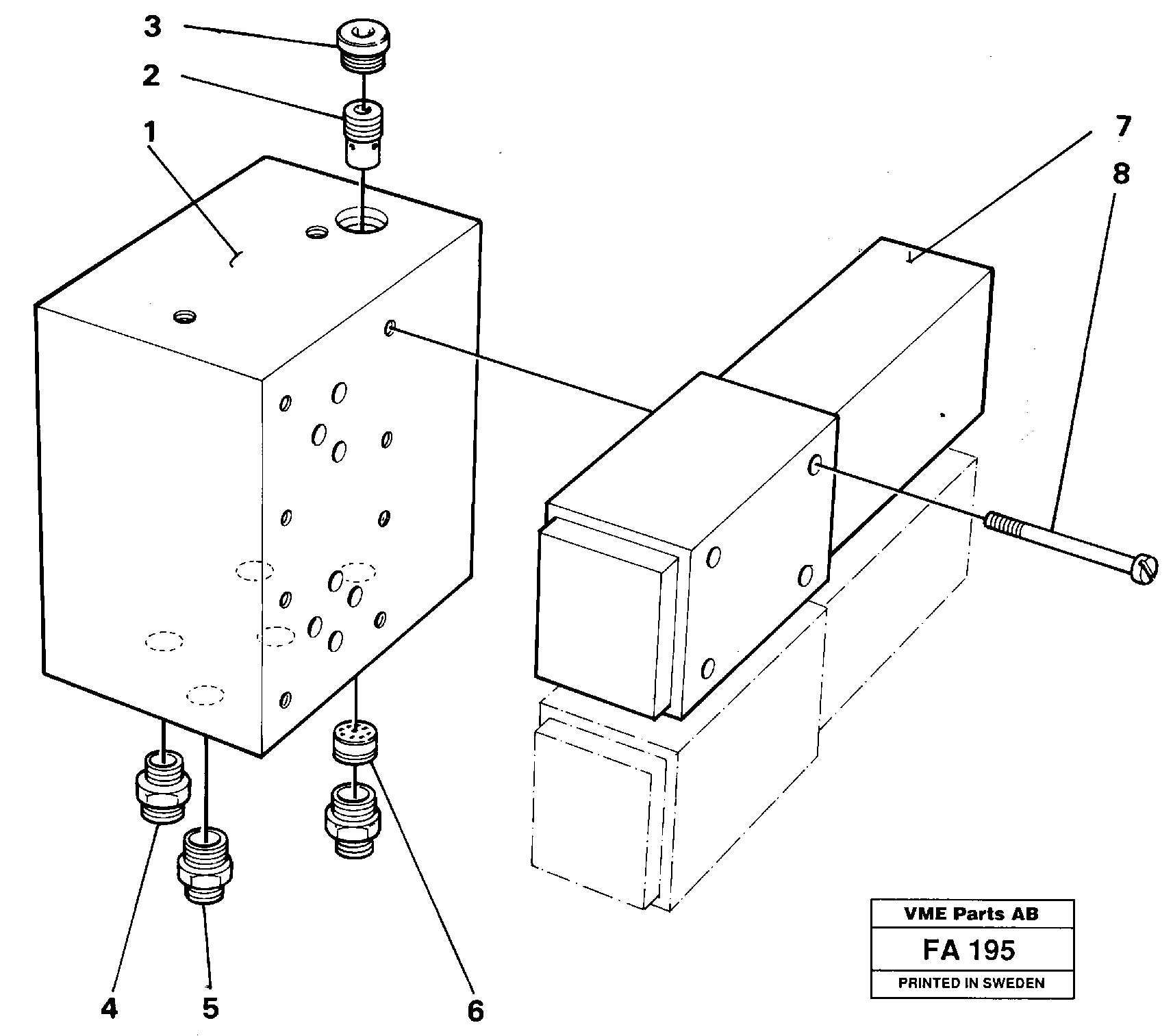 Схема запчастей Volvo EC230B - 34659 Control block EC230B ?KERMAN ?KERMAN EC230B