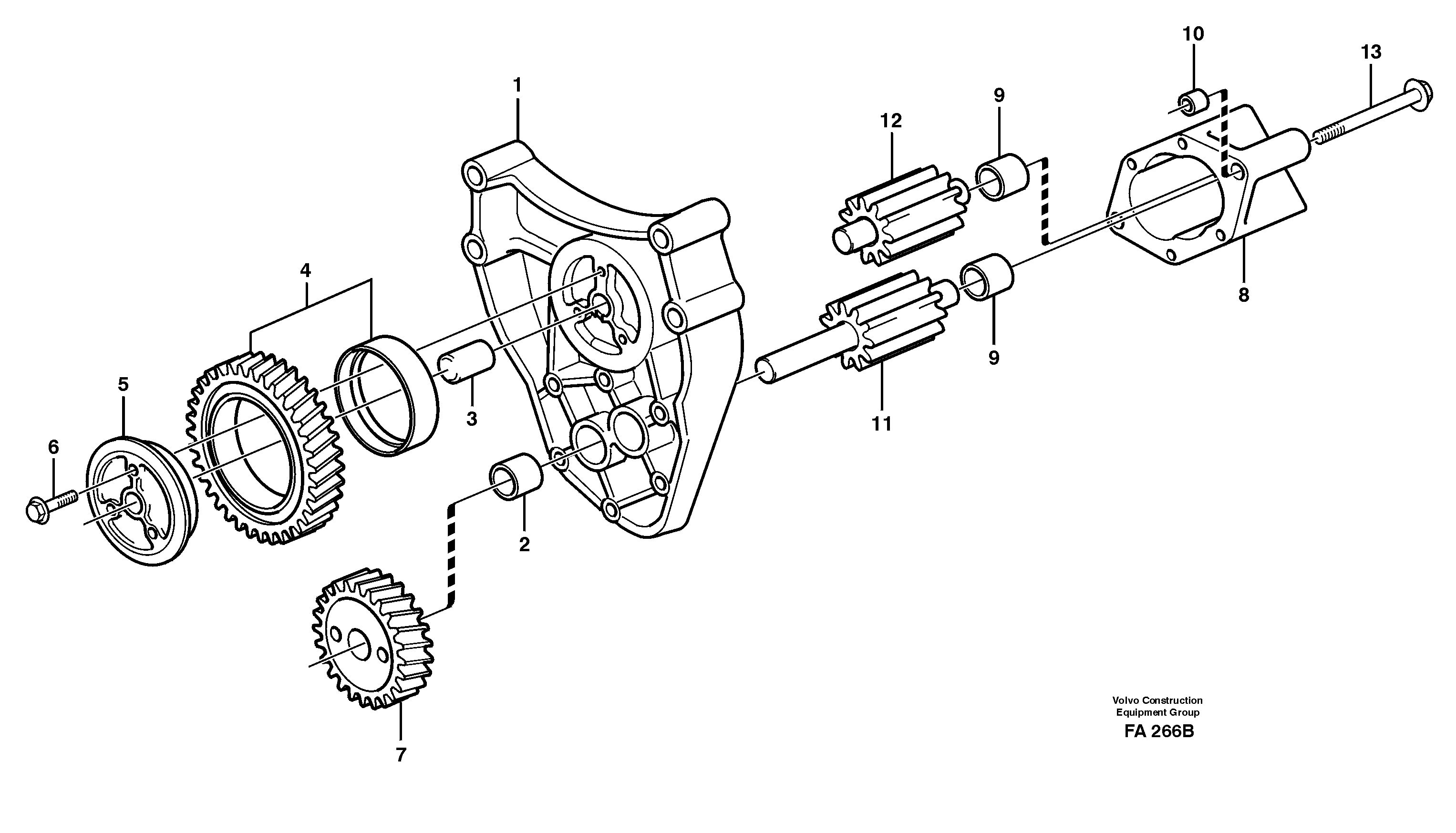 Схема запчастей Volvo EC230B - 101000 Насос масляный EC230B ?KERMAN ?KERMAN EC230B