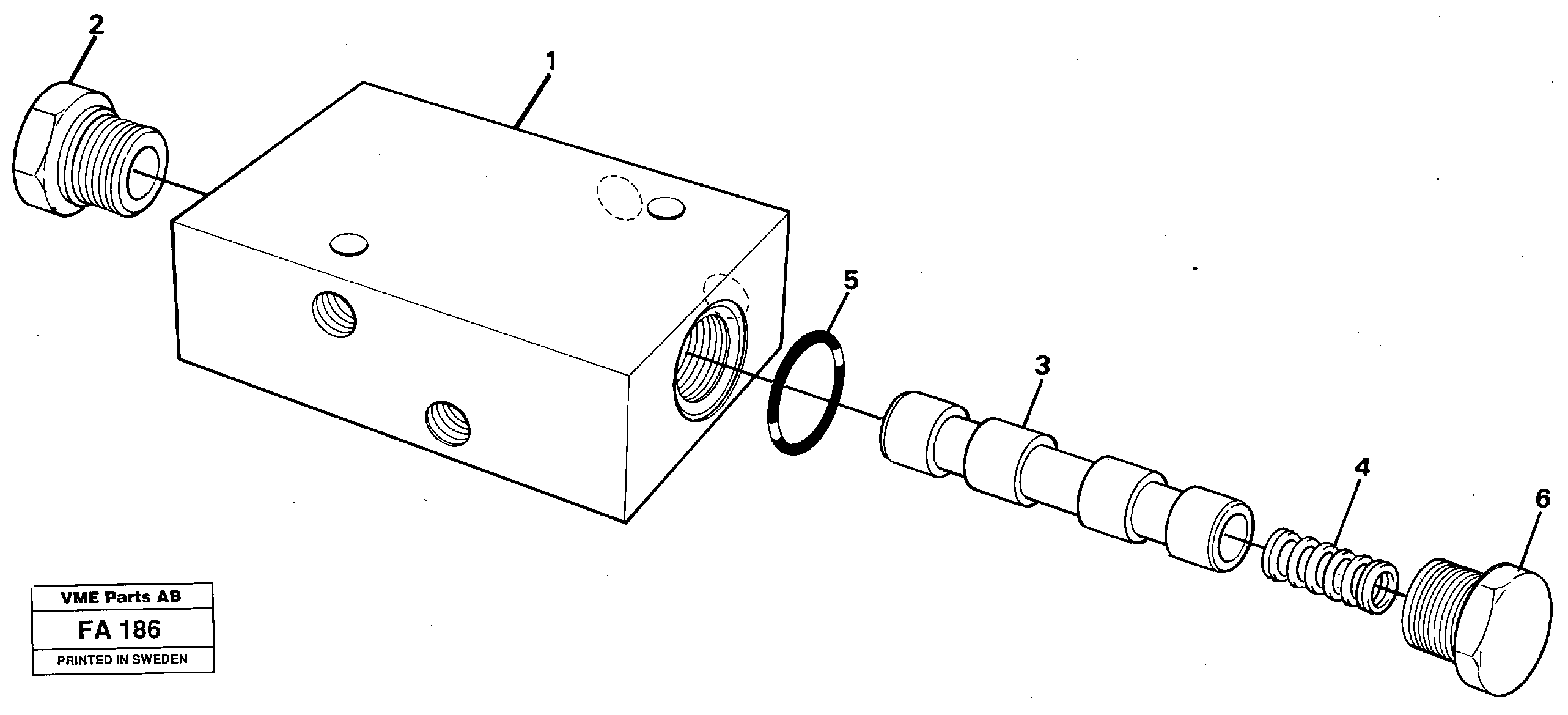 Схема запчастей Volvo EC230B - 35700 Valve, circuit body and return valve EC230B ?KERMAN ?KERMAN EC230B