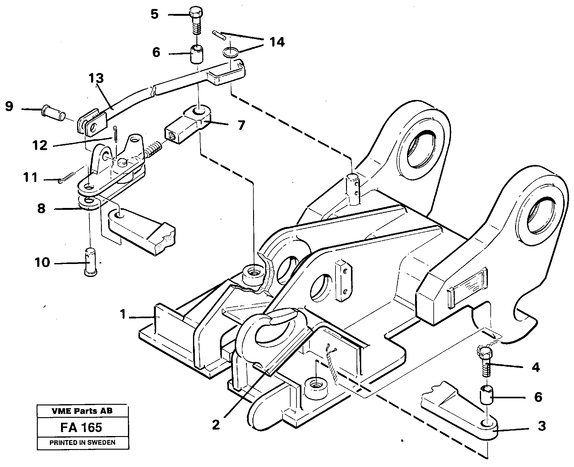 Схема запчастей Volvo EC230B - 26877 Quickfit, mechanical EC230B ?KERMAN ?KERMAN EC230B