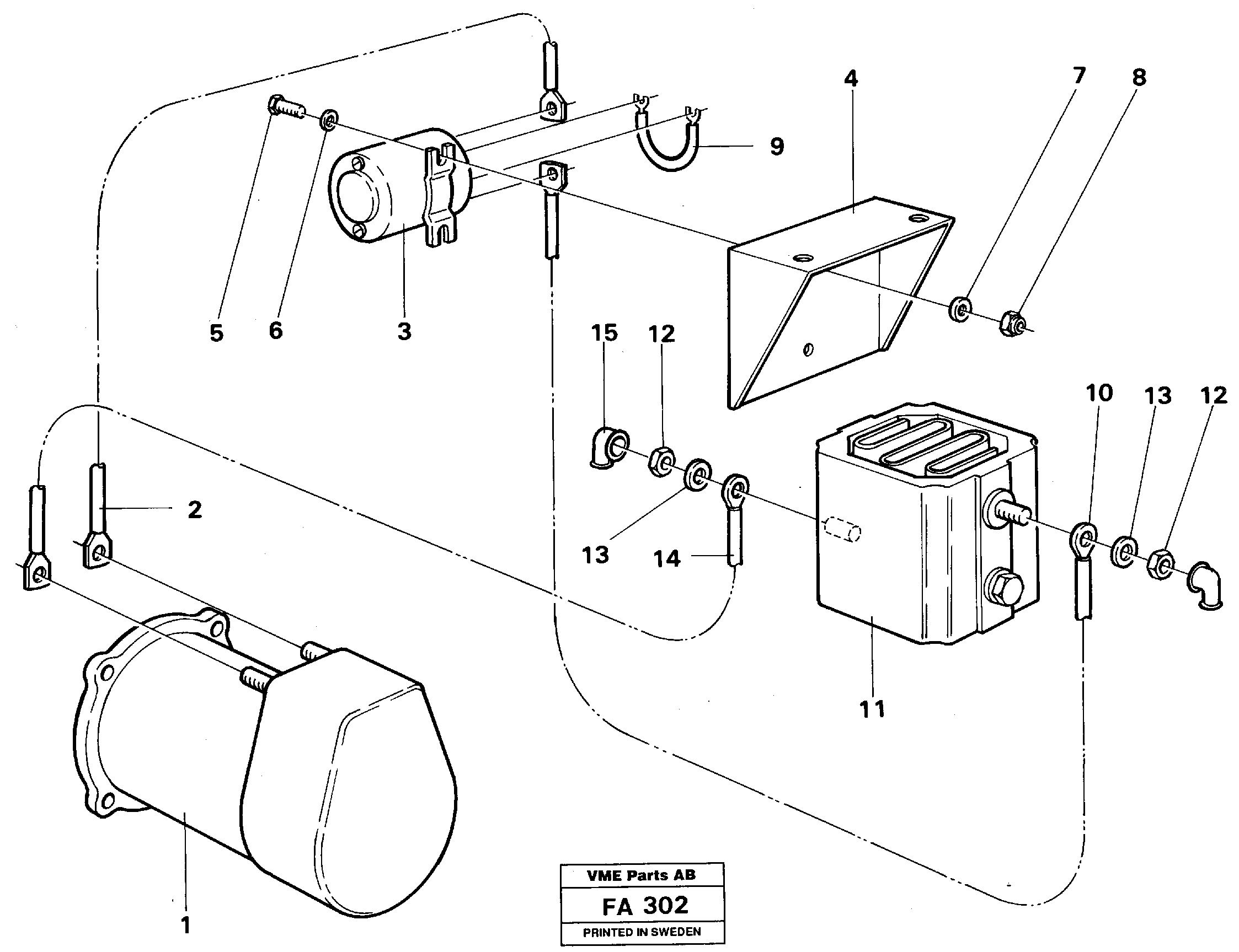 Схема запчастей Volvo EC230B - 36279 Starter element, assembly EC230B ?KERMAN ?KERMAN EC230B