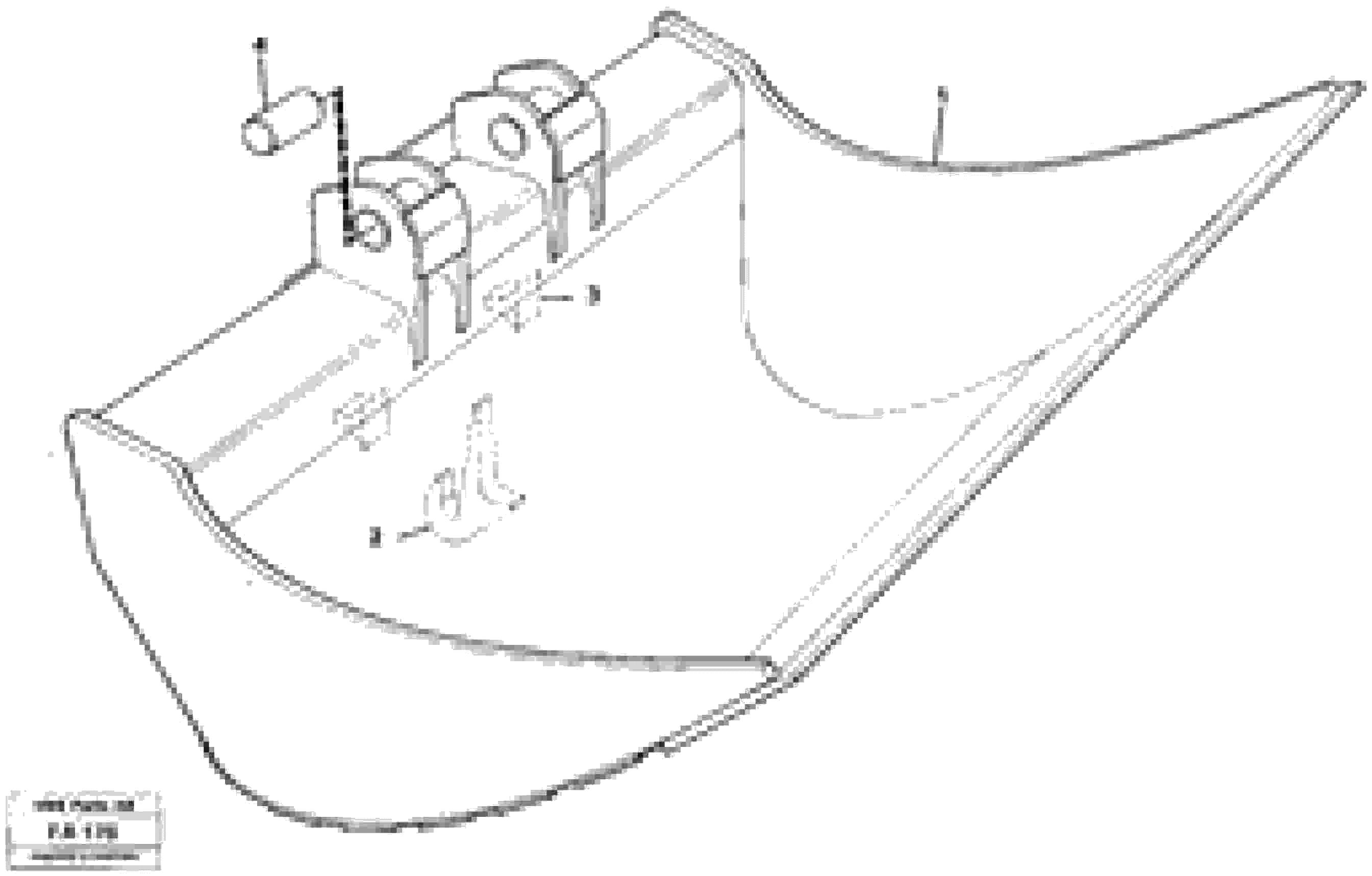 Схема запчастей Volvo EC230B - 40867 Fixed slope buckets EC230B ?KERMAN ?KERMAN EC230B