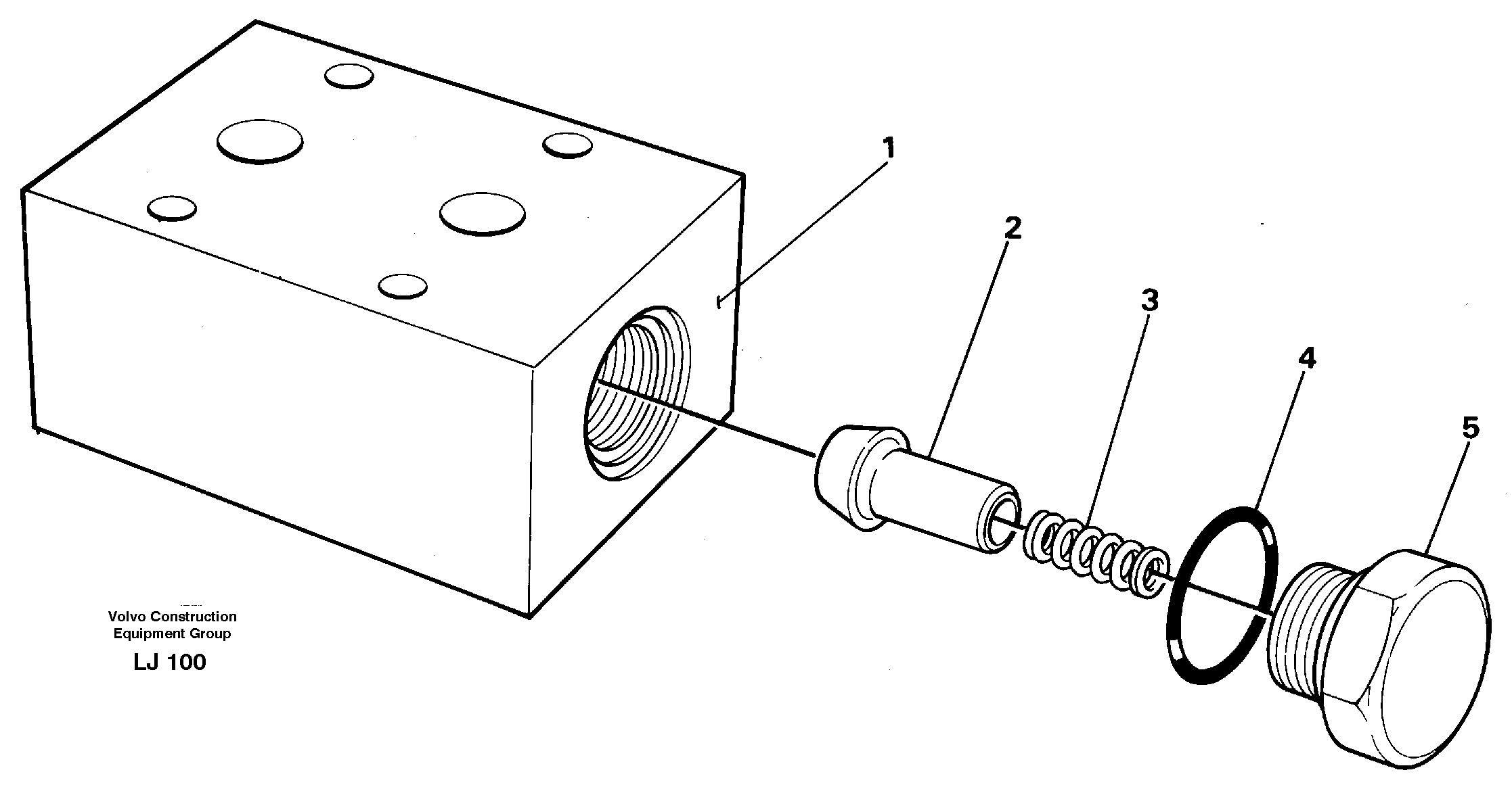 Схема запчастей Volvo EC230B - 1368 Anticavitation valve EC230B SER NO 5252-