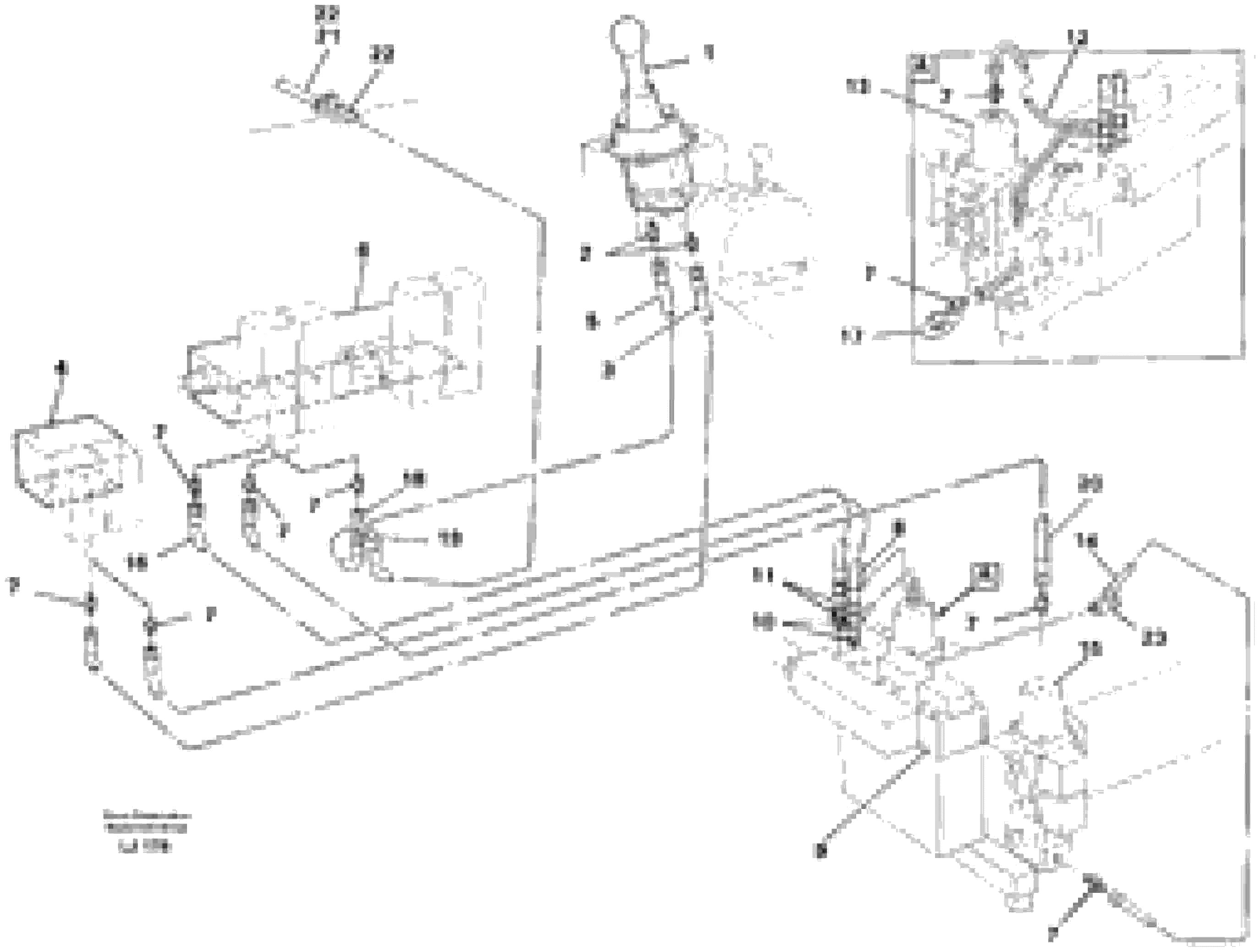 Схема запчастей Volvo EC230B - 1901 Servo hydraulics, boom EC230B SER NO 5252-