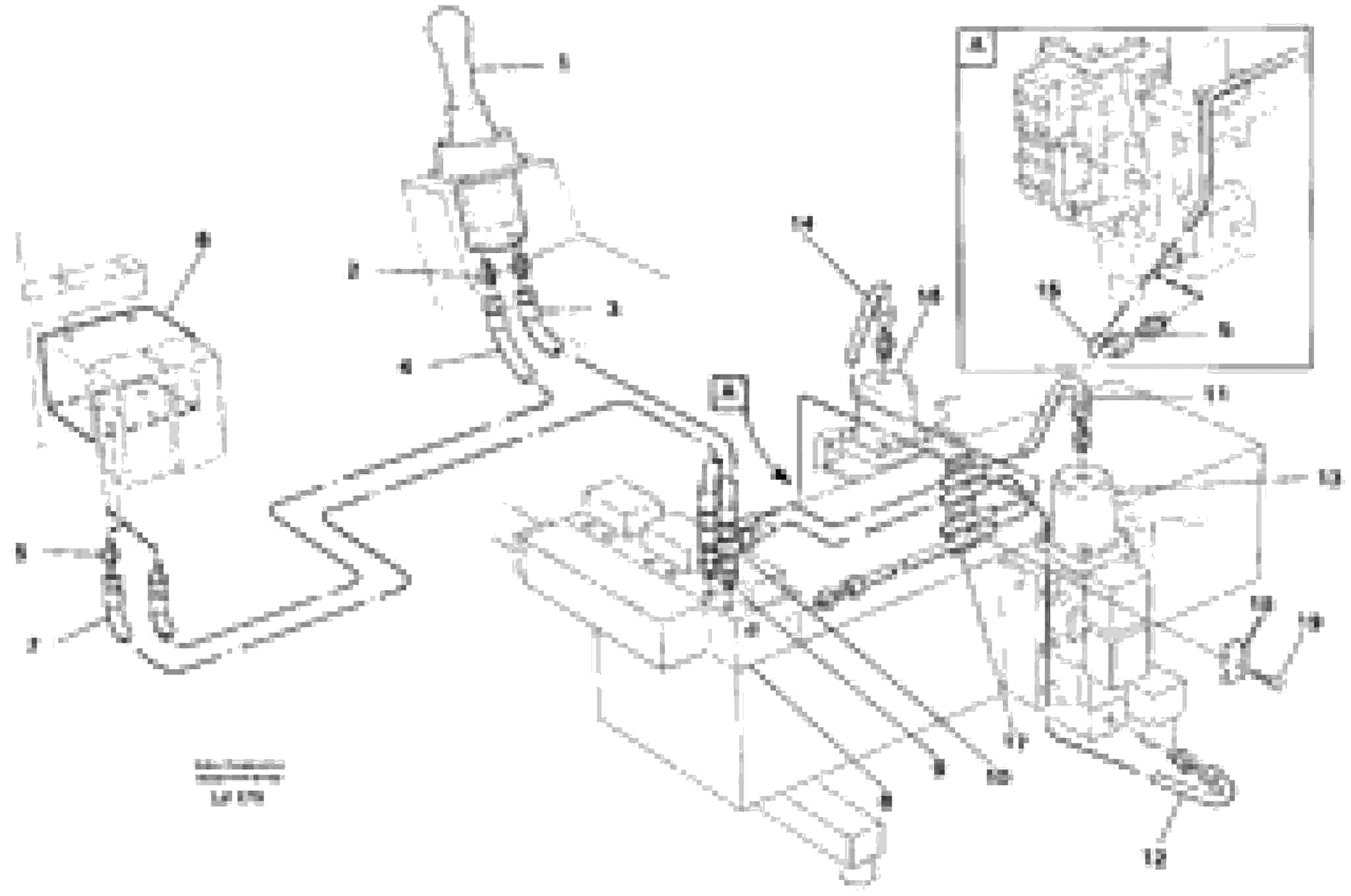 Схема запчастей Volvo EC230B - 1903 Servo hydraulics, dipper arm EC230B SER NO 5252-