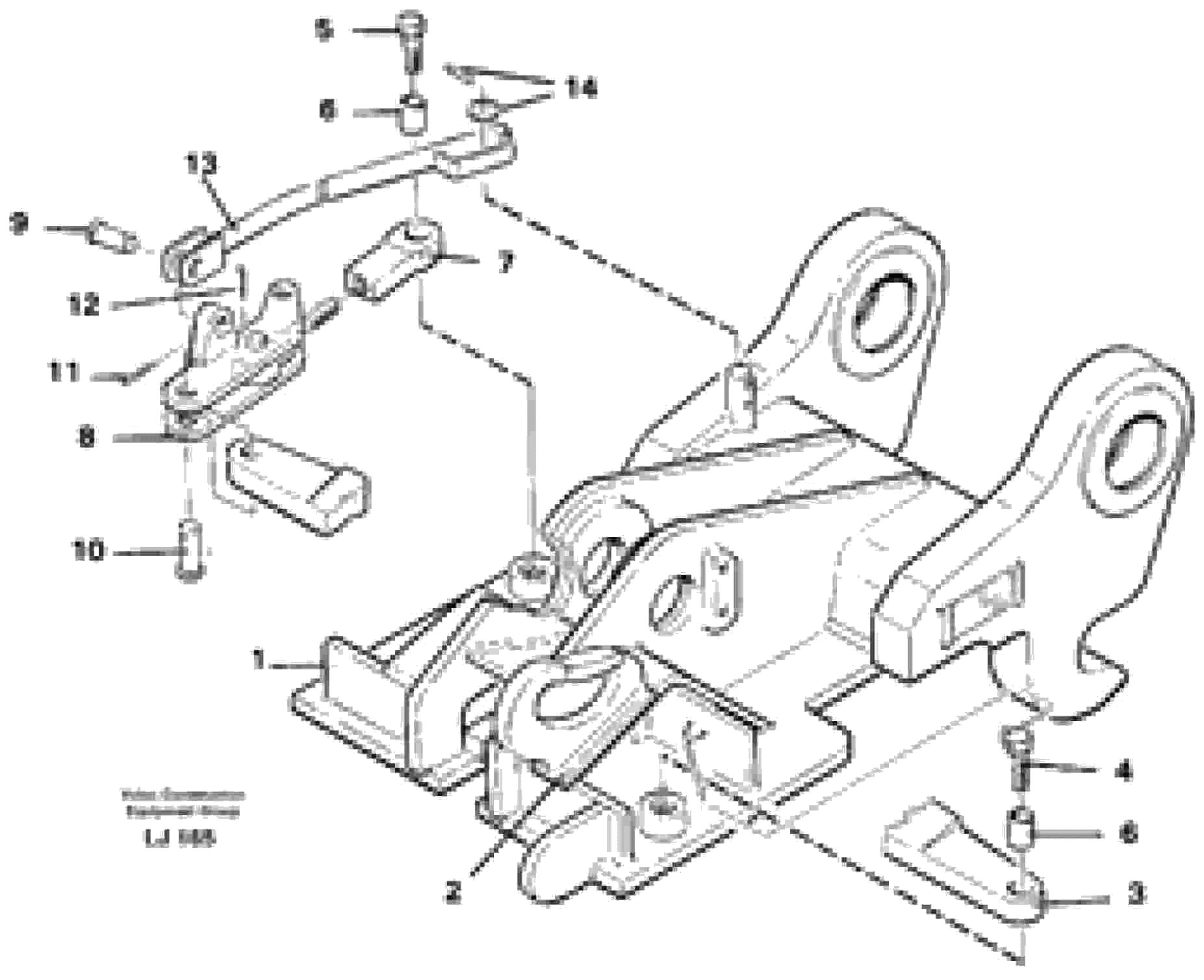 Схема запчастей Volvo EC230B - 2994 Quickfit, mechanical EC230B SER NO 5252-