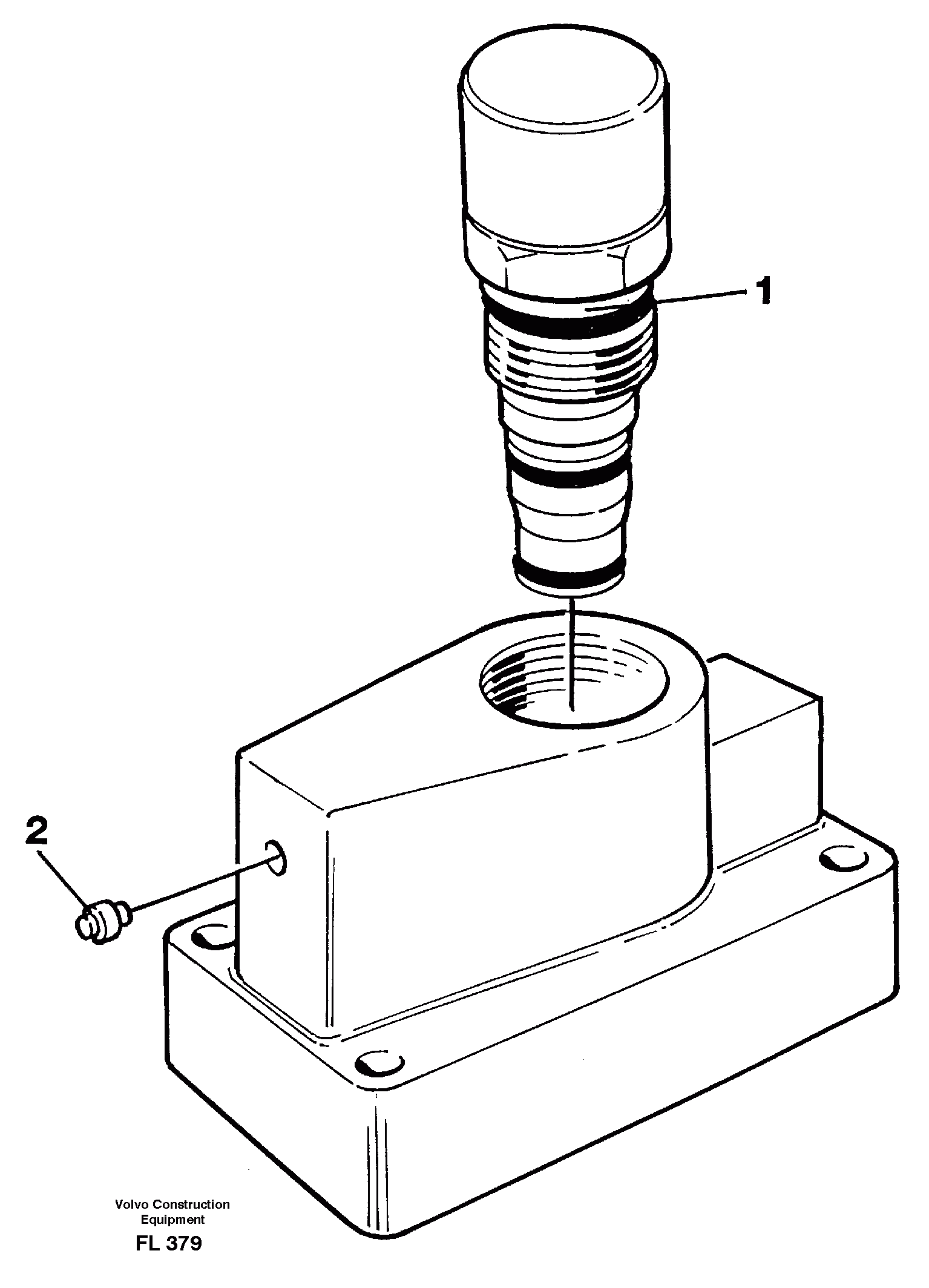 Схема запчастей Volvo EC450 - 31265 Pressure limiting valve, slewing EC450 ?KERMAN ?KERMAN EC450 SER NO - 1781