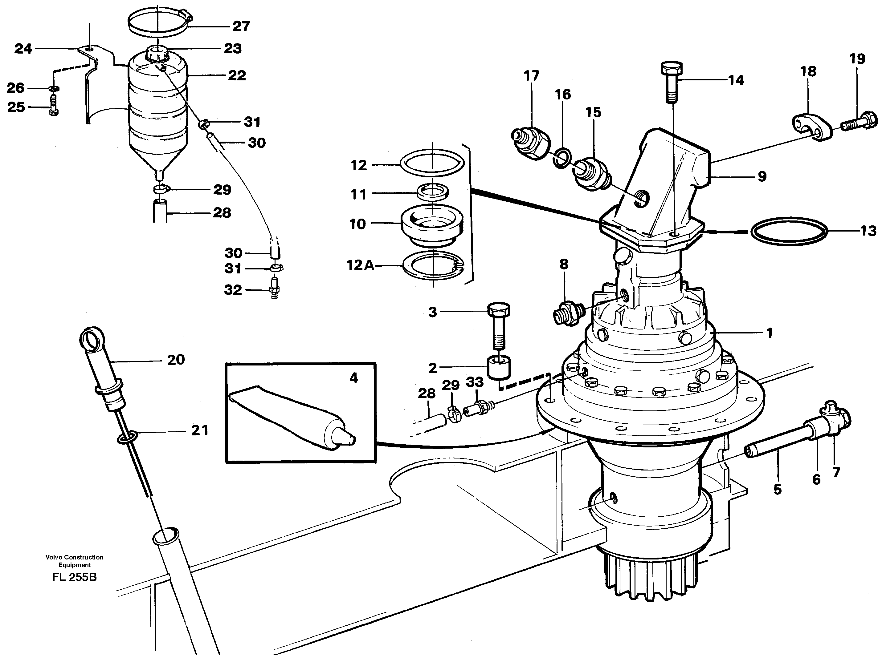 Схема запчастей Volvo EC450 - 71037 Superstructure with slew transmission EC450 ?KERMAN ?KERMAN EC450 SER NO - 1781