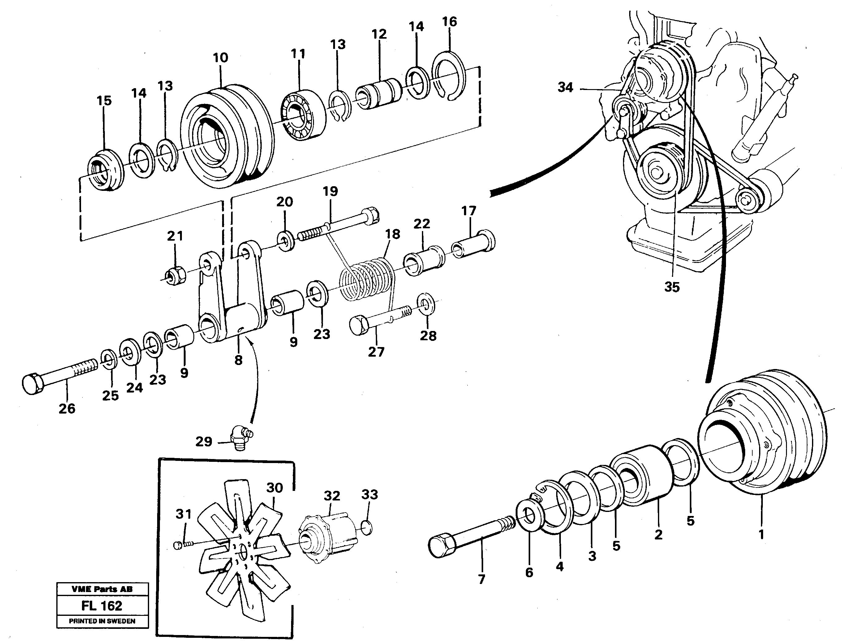 Схема запчастей Volvo EC450 - 64703 Belt transmission EC450 ?KERMAN ?KERMAN EC450 SER NO - 1781