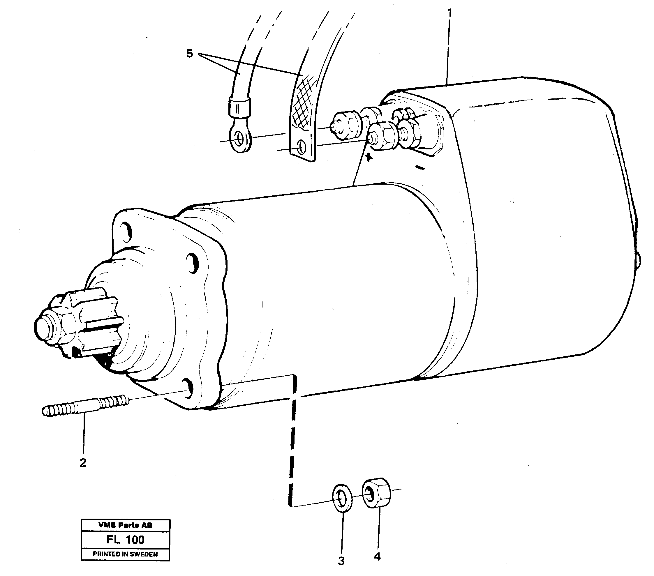 Схема запчастей Volvo EC450 - 35717 Starter motor, mounting EC450 ?KERMAN ?KERMAN EC450 SER NO - 1781