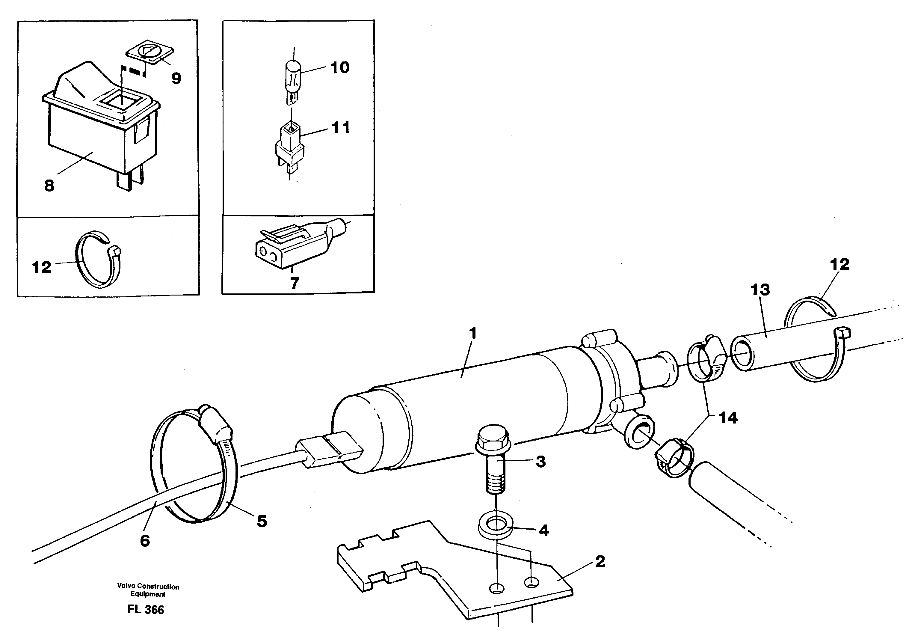 Схема запчастей Volvo EC450 - 81627 Cirkulation pump EC450 ?KERMAN ?KERMAN EC450 SER NO - 1781