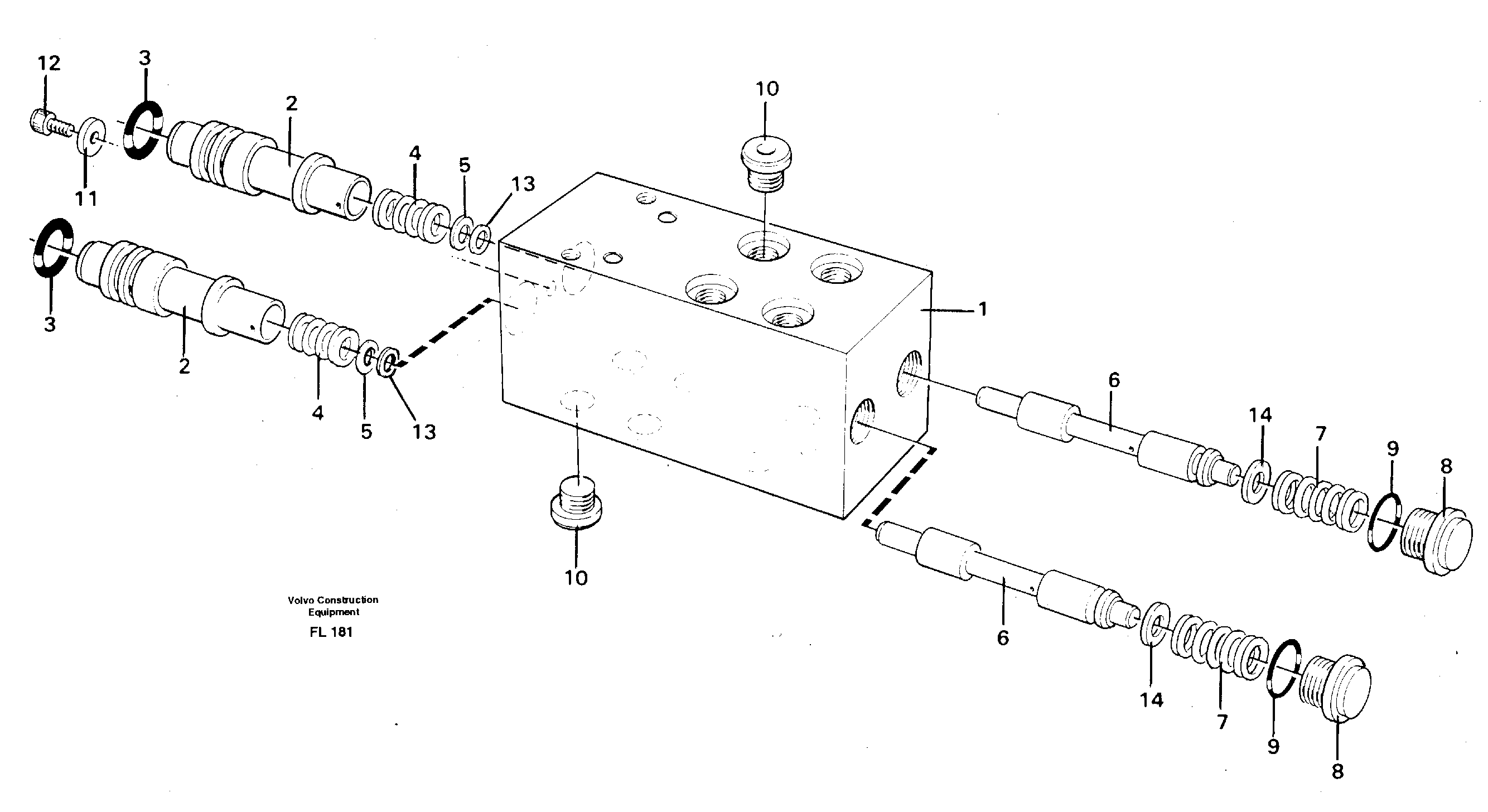 Схема запчастей Volvo EC450 - 59688 Pedal valve EC450 ?KERMAN ?KERMAN EC450 SER NO - 1781