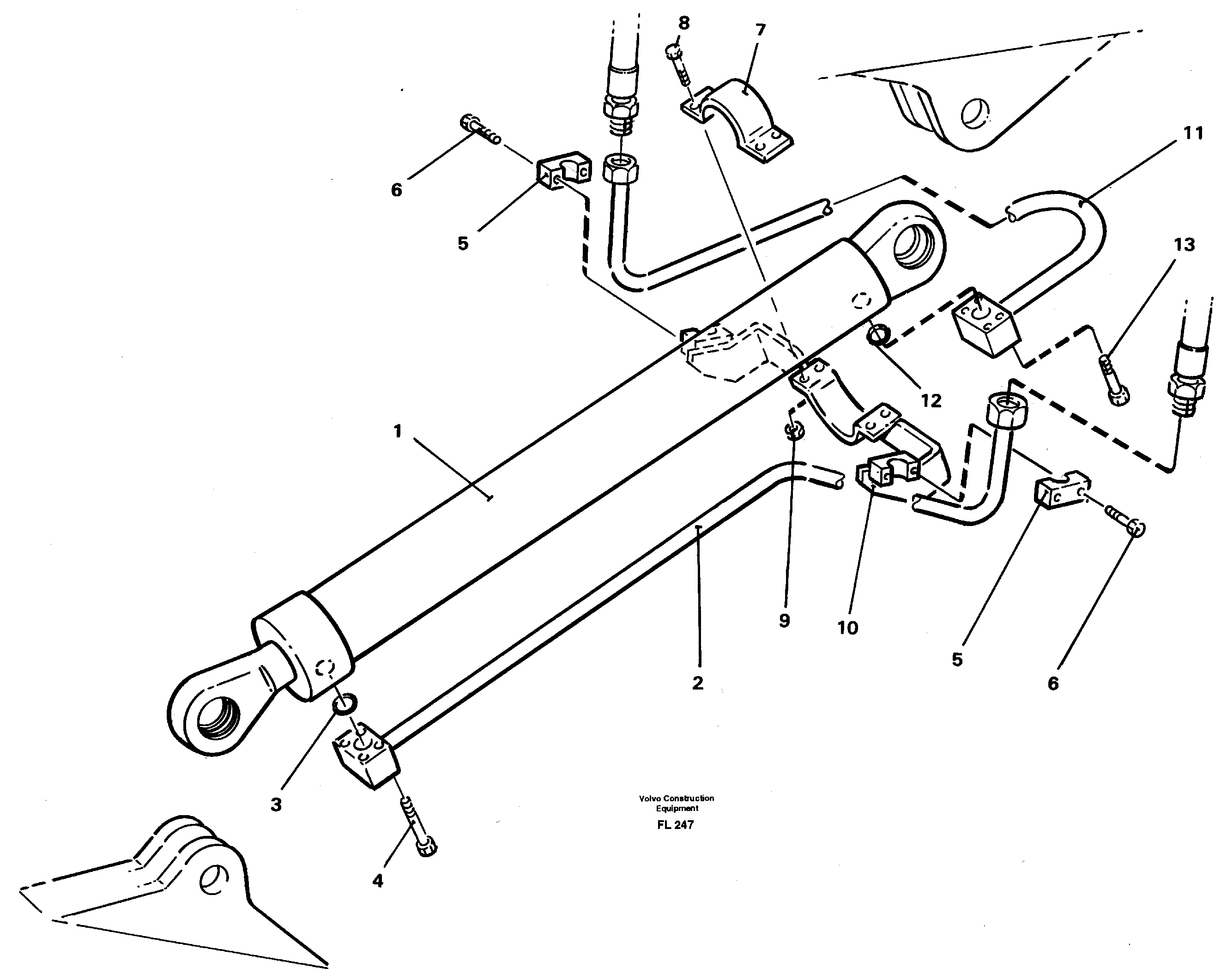 Схема запчастей Volvo EC450 - 33690 Cylinder hydraulics, handling dipper arm 4.37m EC450 ?KERMAN ?KERMAN EC450 SER NO - 1781