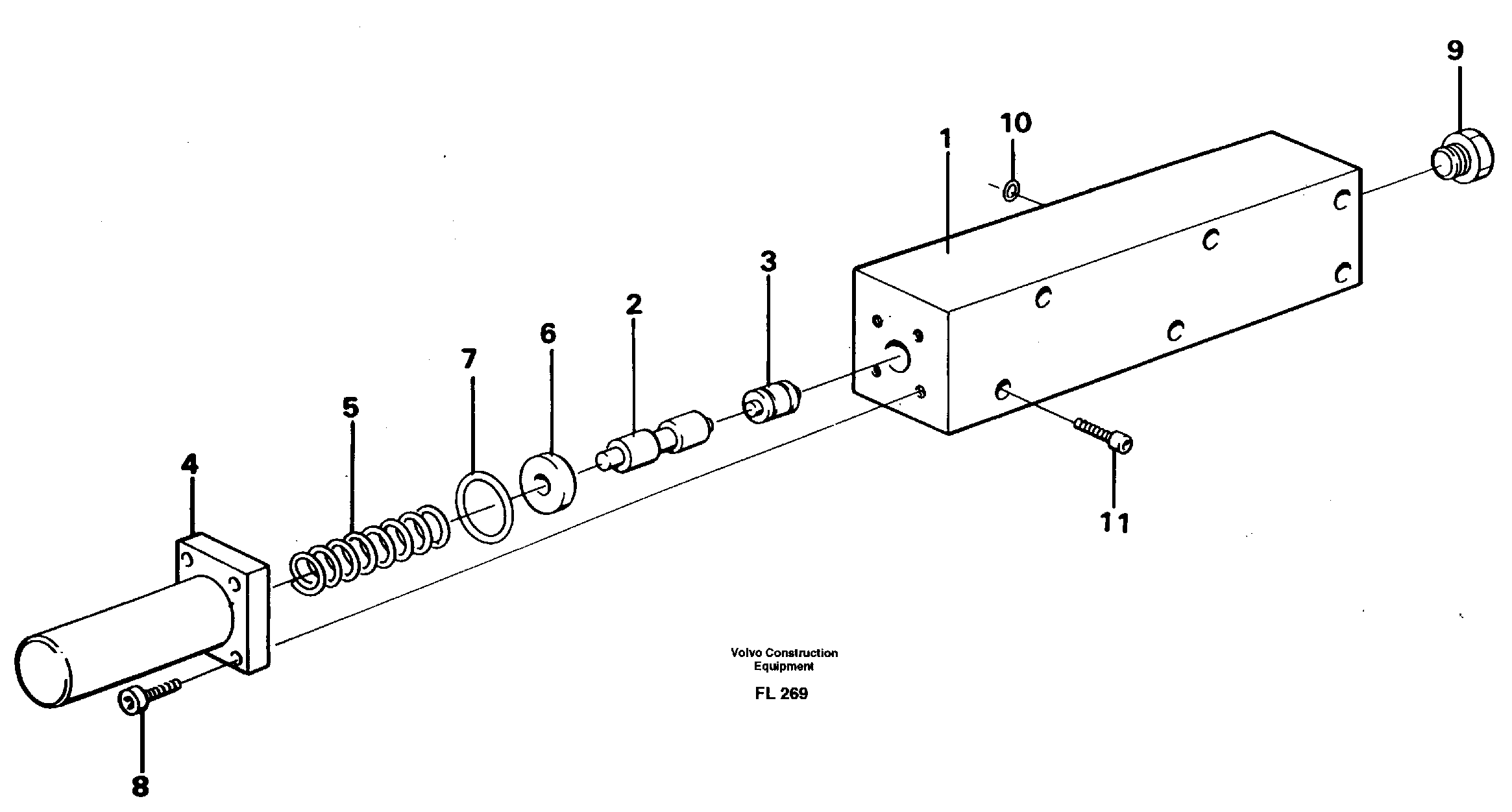 Схема запчастей Volvo EC450 - 8668 Fuel miser valve EC450 ?KERMAN ?KERMAN EC450 SER NO - 1781