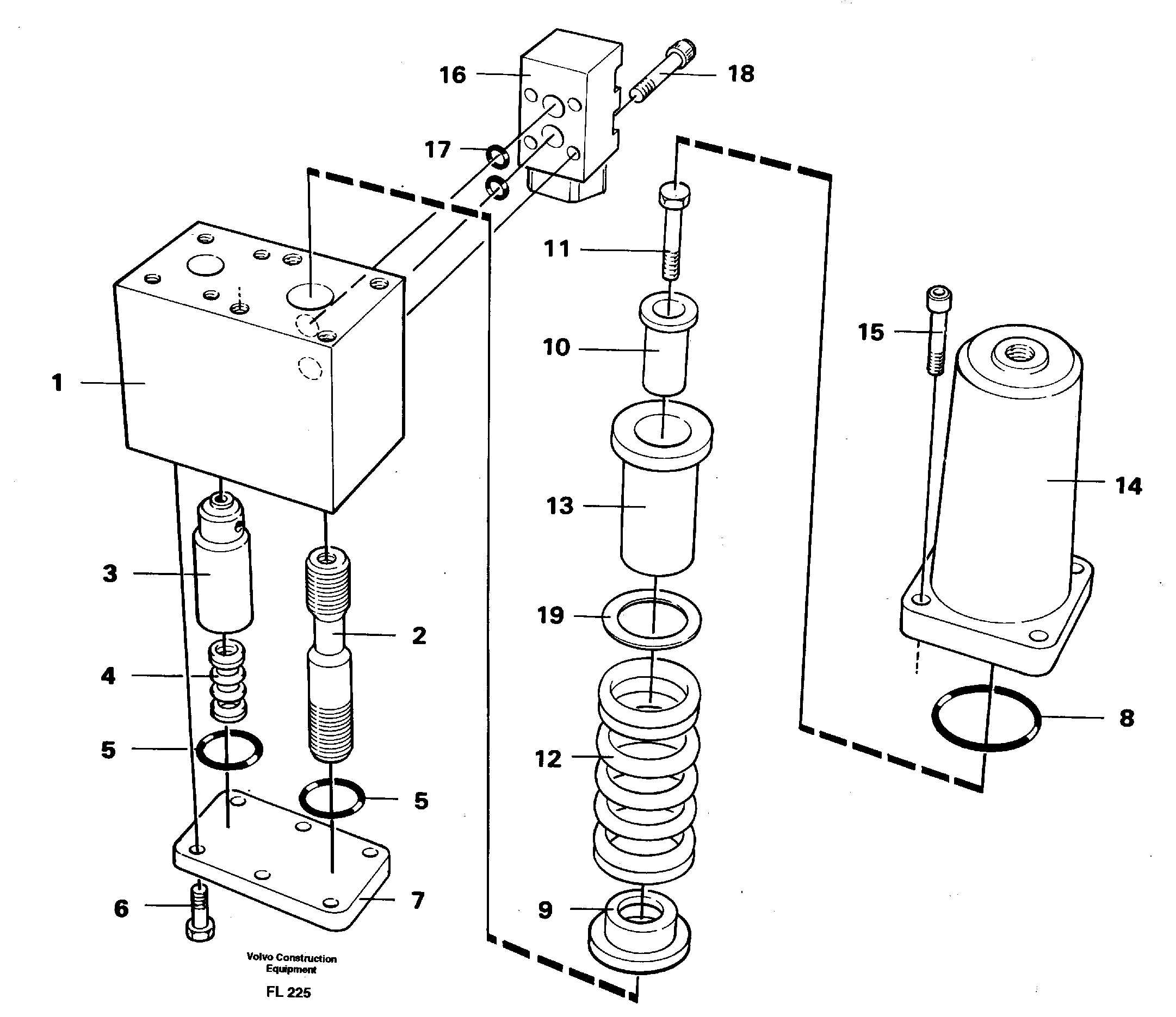 Схема запчастей Volvo EC450 - 99157 Hose rupture valve, boom cylinder EC450 ?KERMAN ?KERMAN EC450 SER NO - 1781