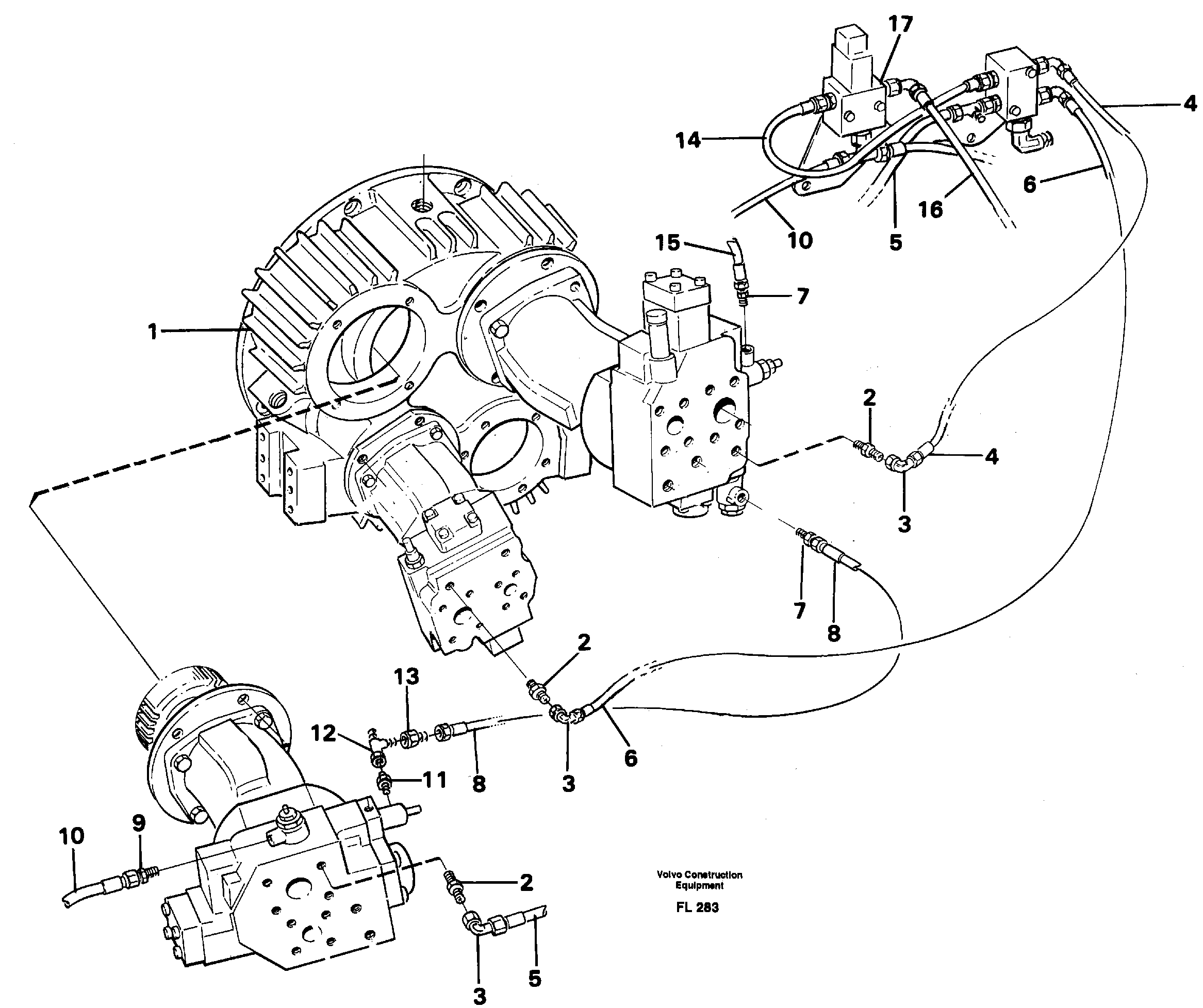 Схема запчастей Volvo EC450 - 33309 Pump control EC450 ?KERMAN ?KERMAN EC450 SER NO - 1781